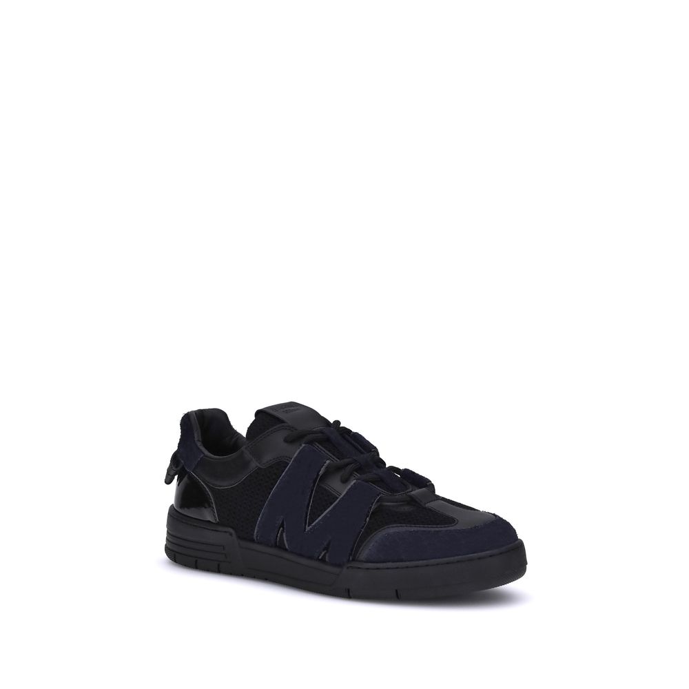 Moschino Sneakers aus Leder und Mesh
