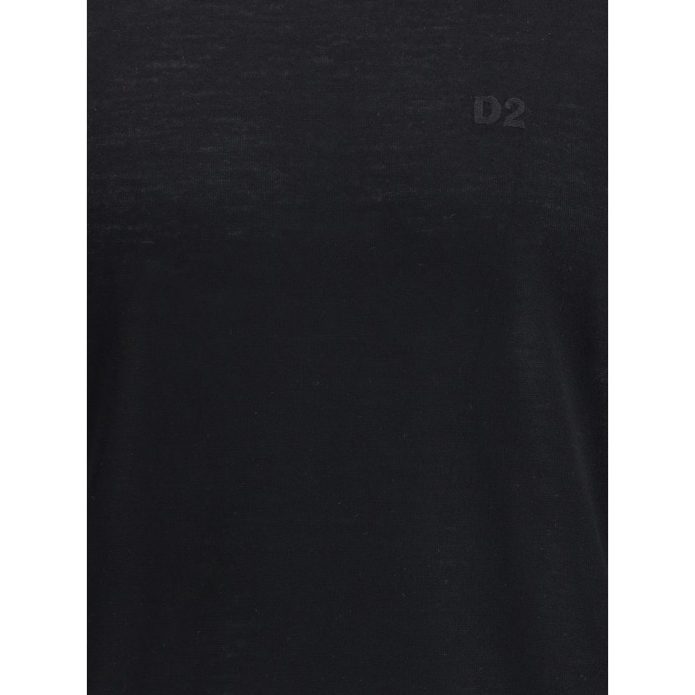 Dsquared² Rollkragenpullover aus Schurwolle