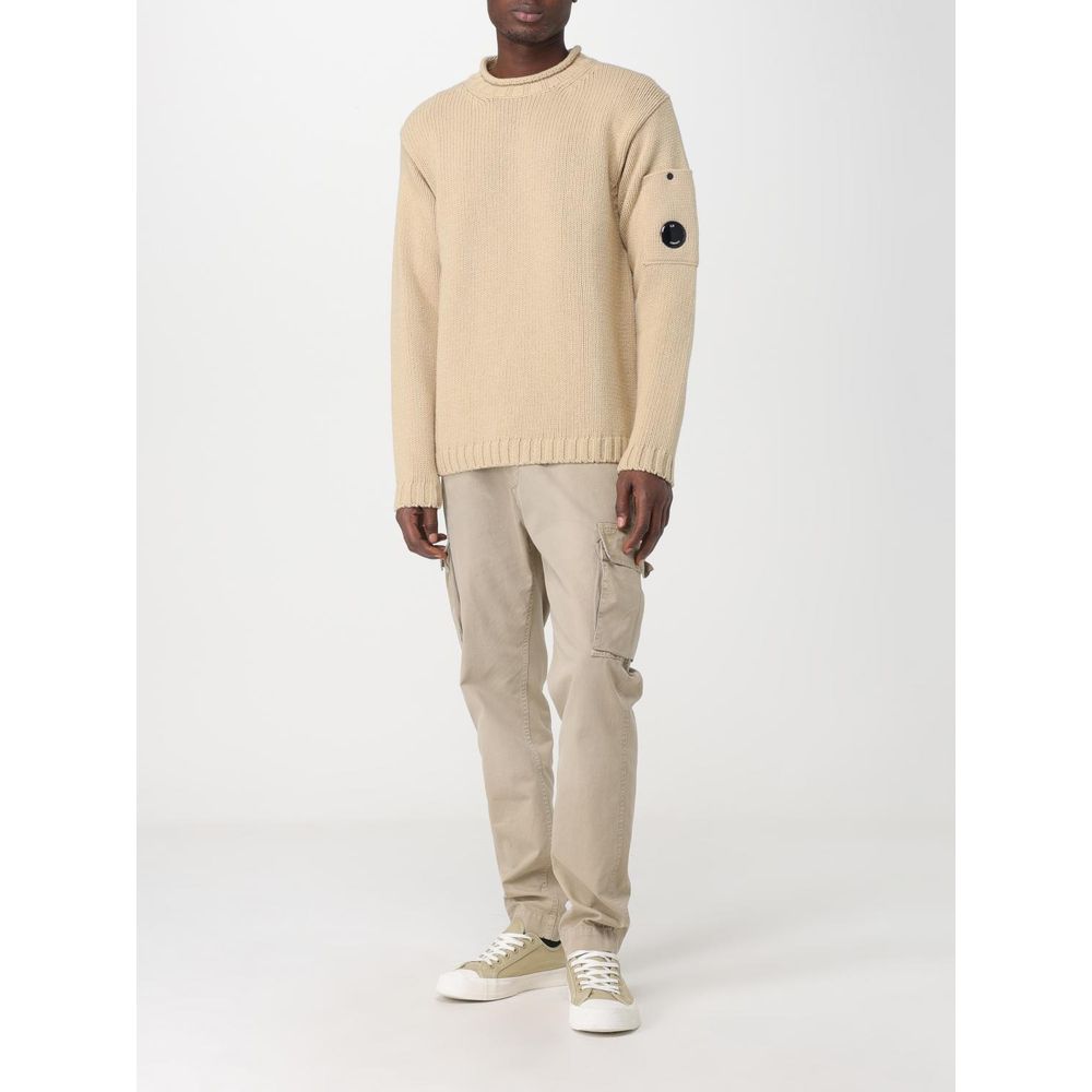 CP Company – Beigefarbener Wollpullover