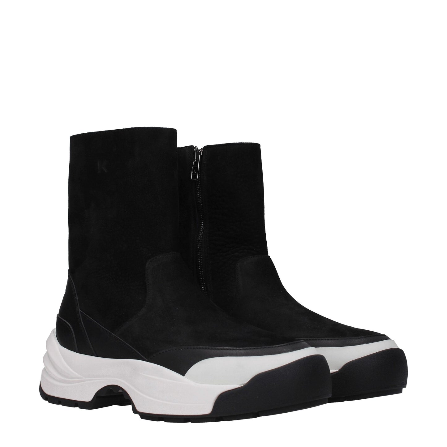 Kenzo – Schwarze Lederstiefeletten