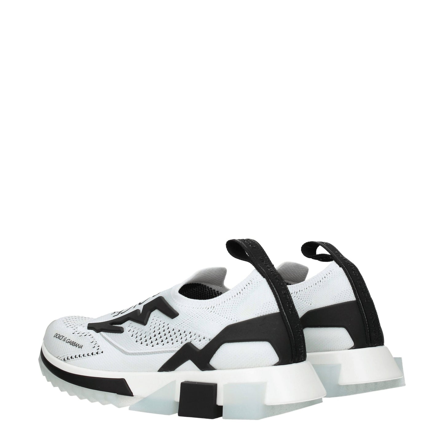 Dolce & Gabbana – Sportliche Sneakers aus weißem Stoff