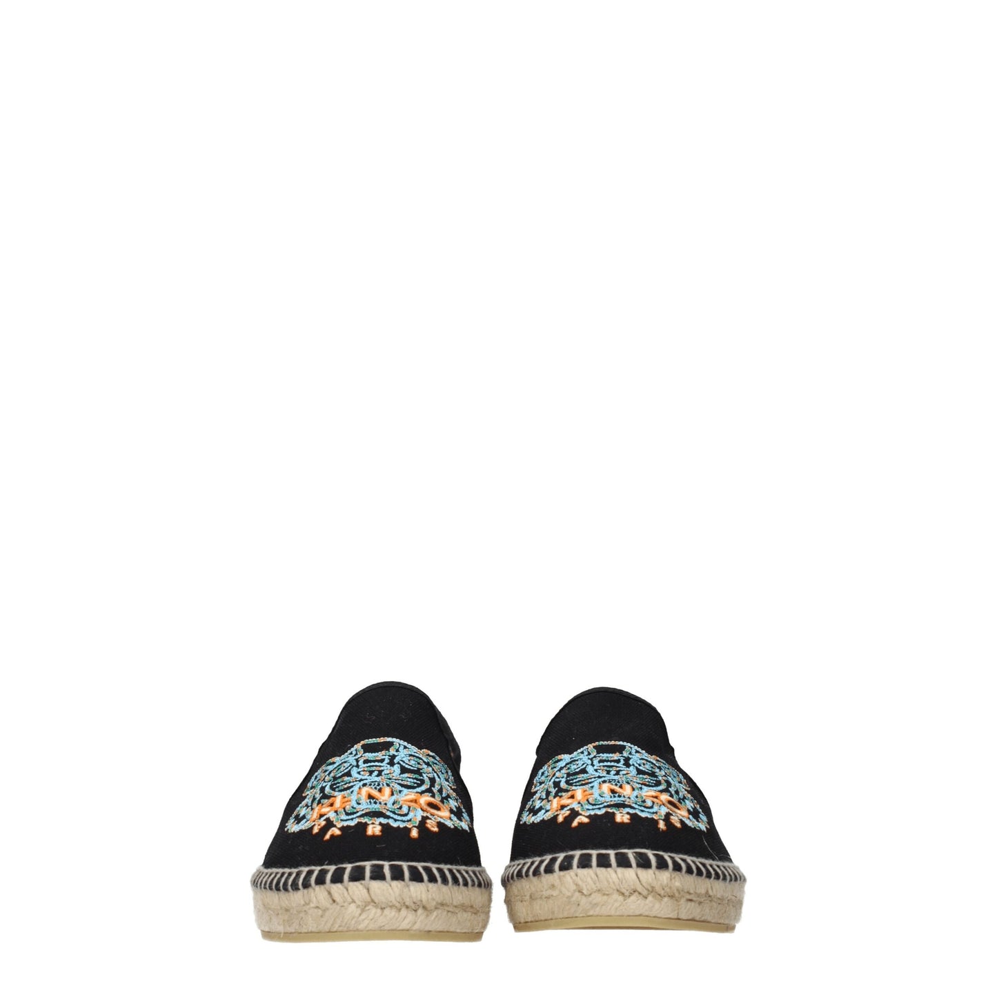 Kenzo – Schwarze Stoff-Espadrilles