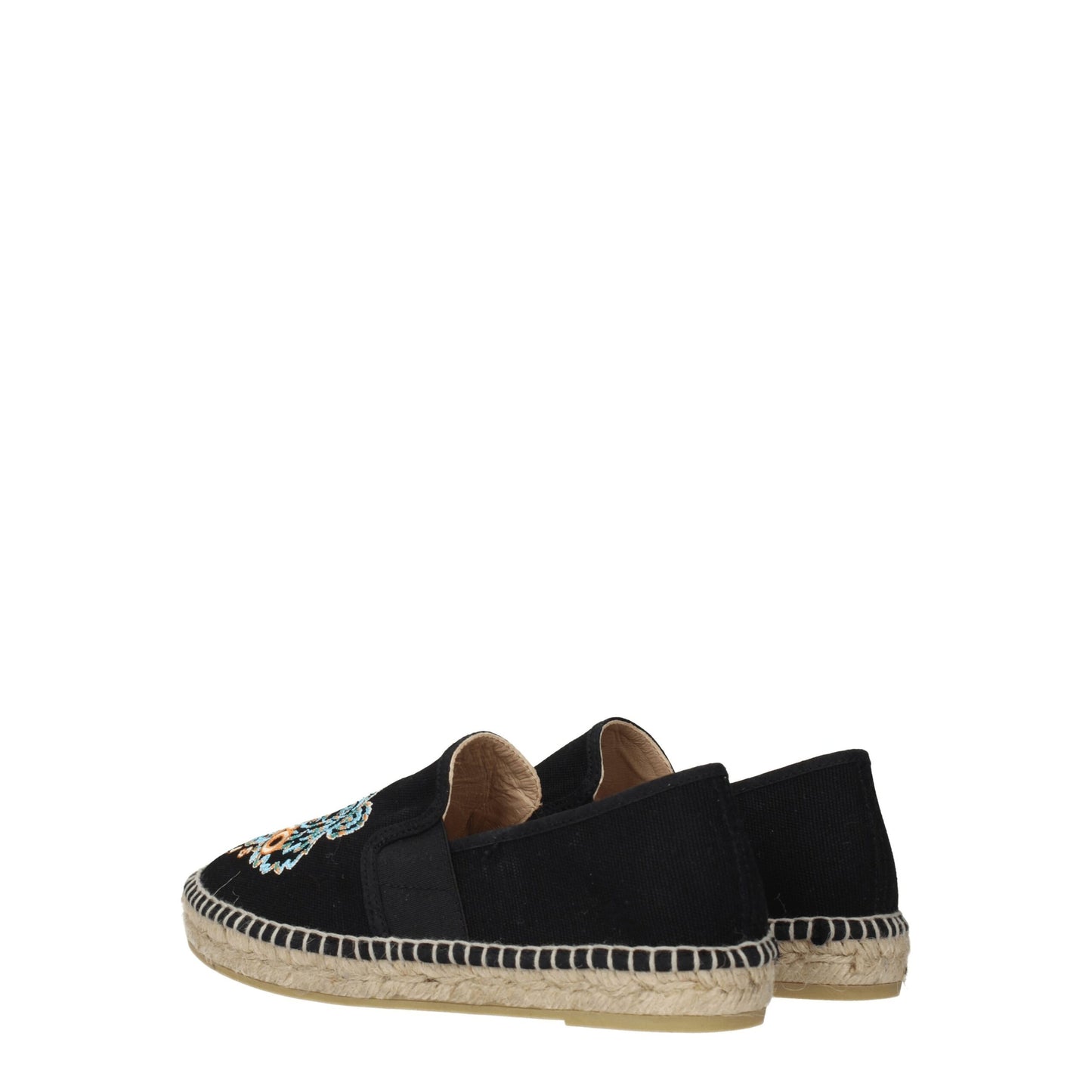 Kenzo – Schwarze Stoff-Espadrilles