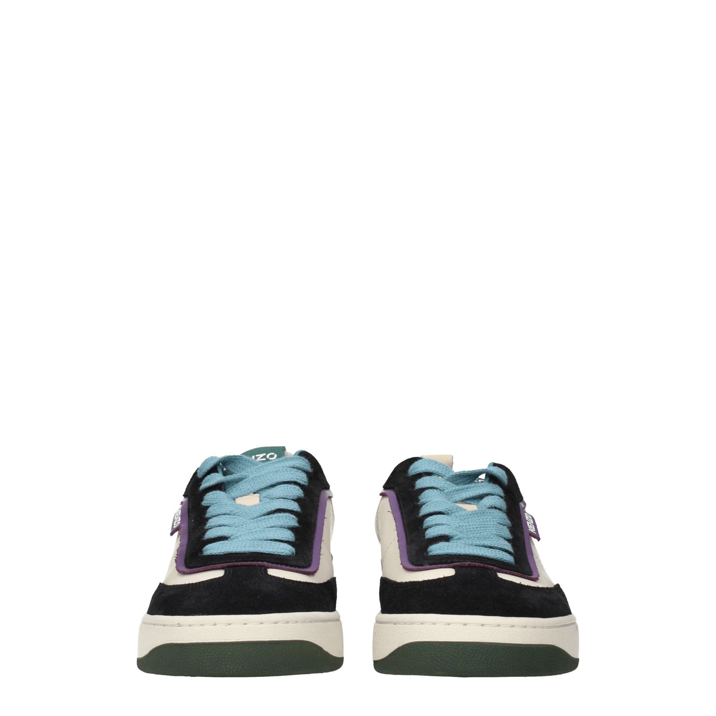 Kenzo Mehrfarbige niedrige Lederschuhe