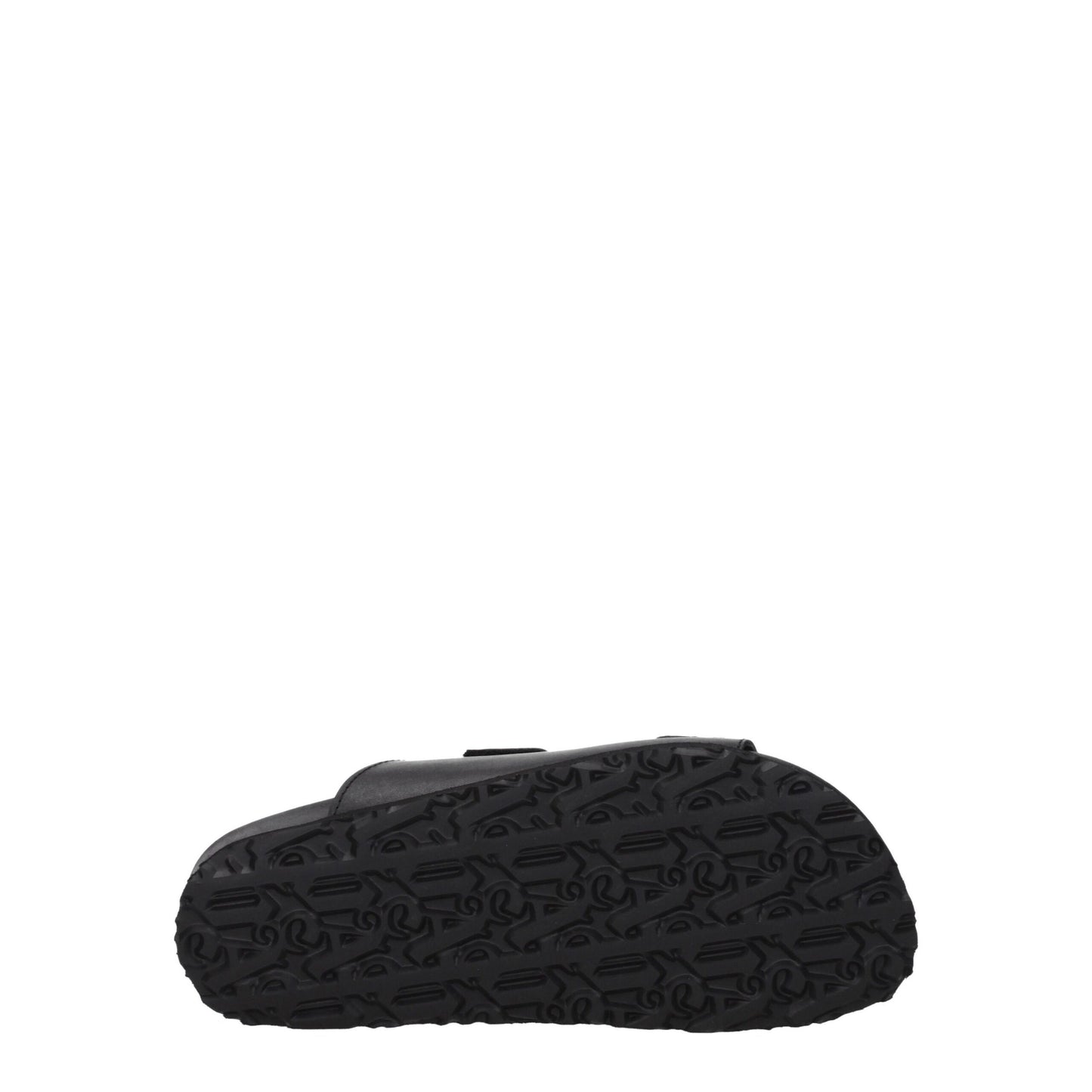 Palm Angels – Flache Sandalen aus schwarzem Leder