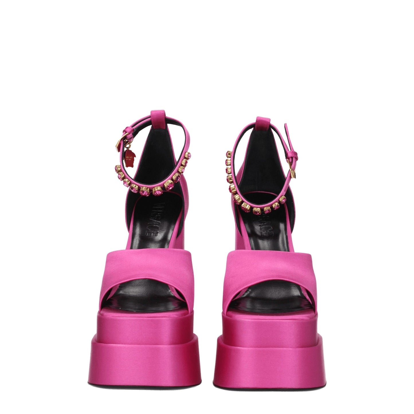 Versace Rosa Satin-Plateaus