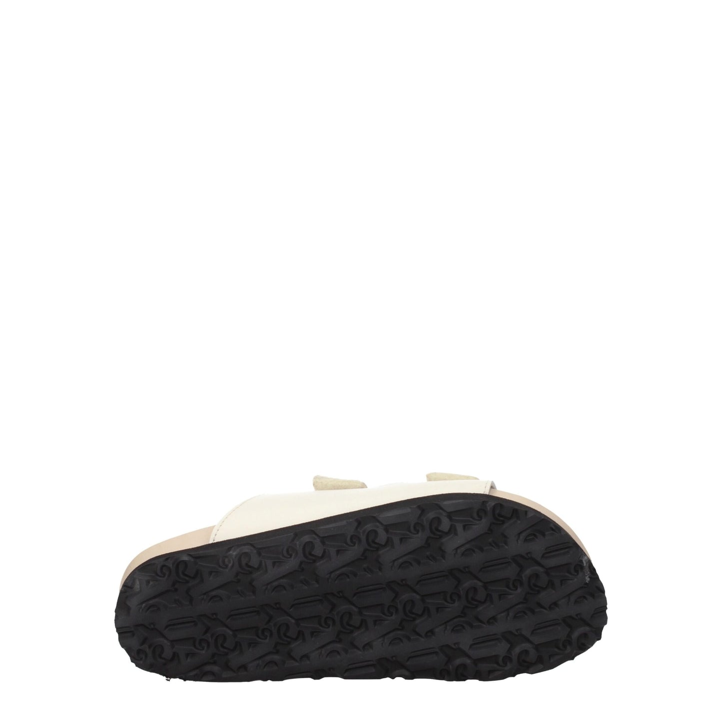 Palm Angels – Flache Sandalen aus beigefarbenem Leder