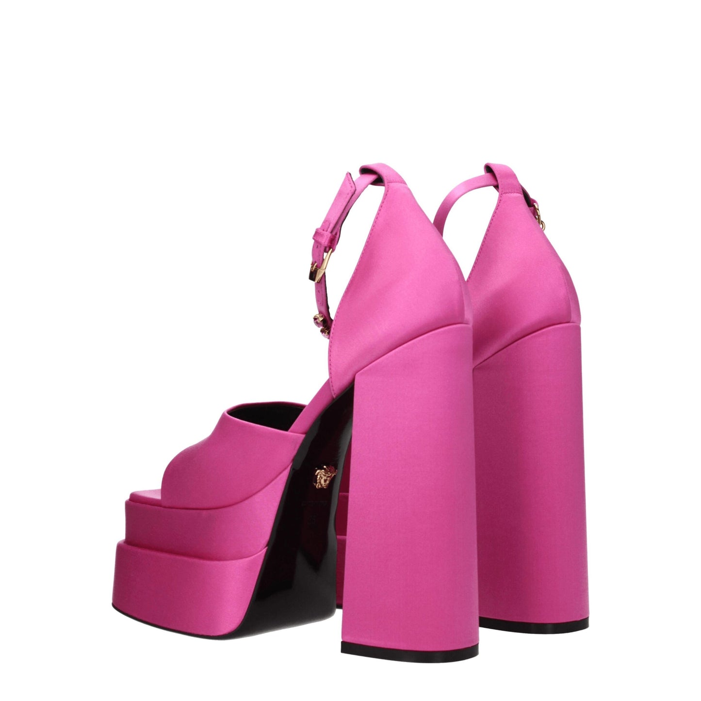Versace Rosa Satin-Plateaus