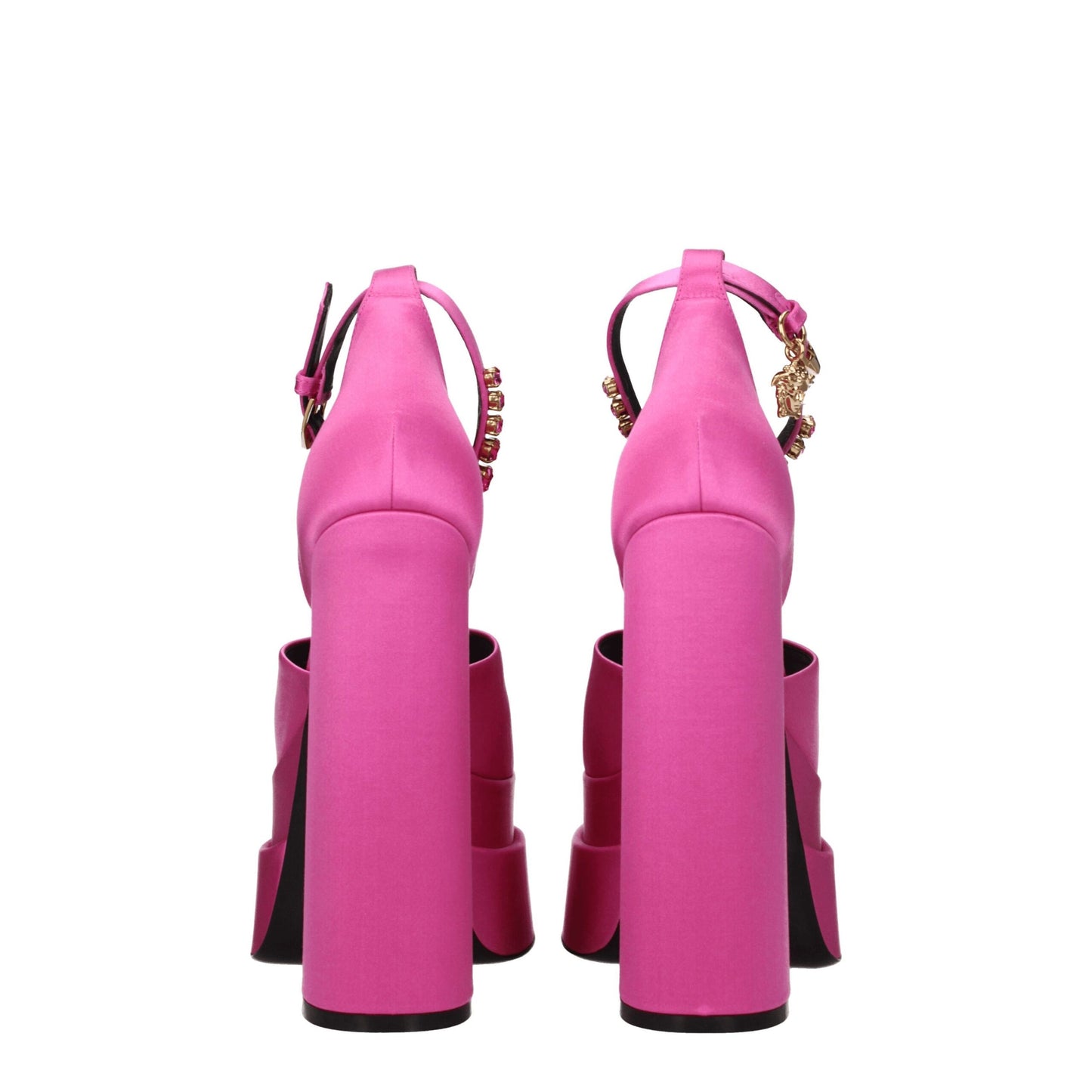 Versace Rosa Satin-Plateaus