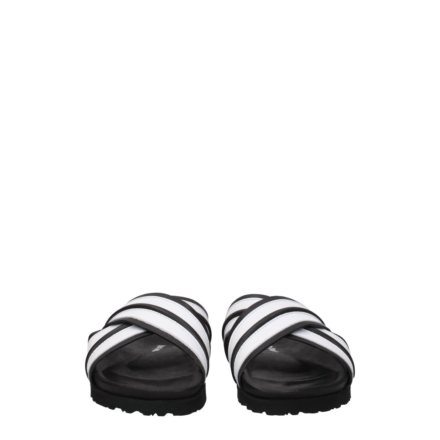 Palm Angels – Hausschuhe aus weißem Leder