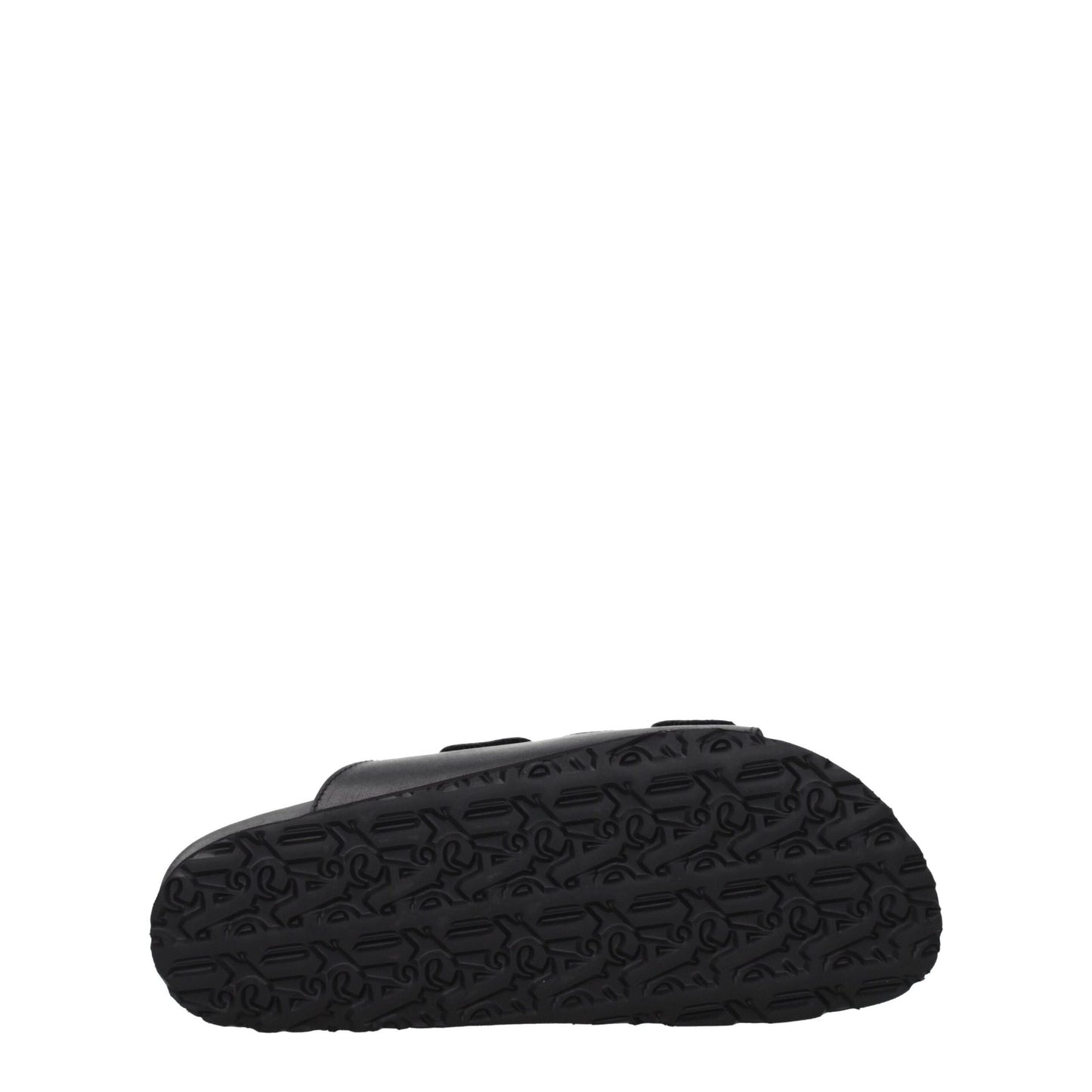 Palm Angels – Schwarze Leder-Slipper-Sandalen