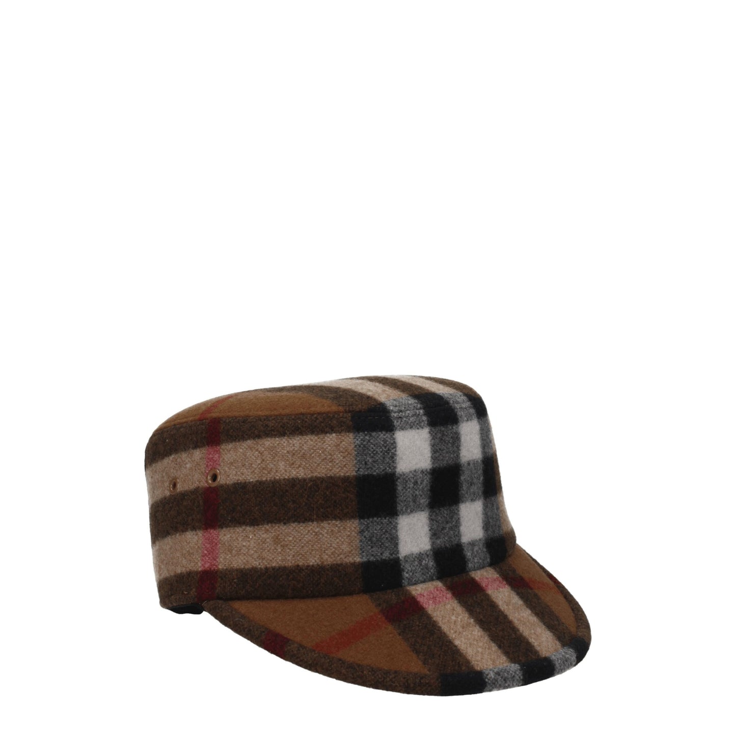 Burberry Braune Wollmützen (Baseballmütze)