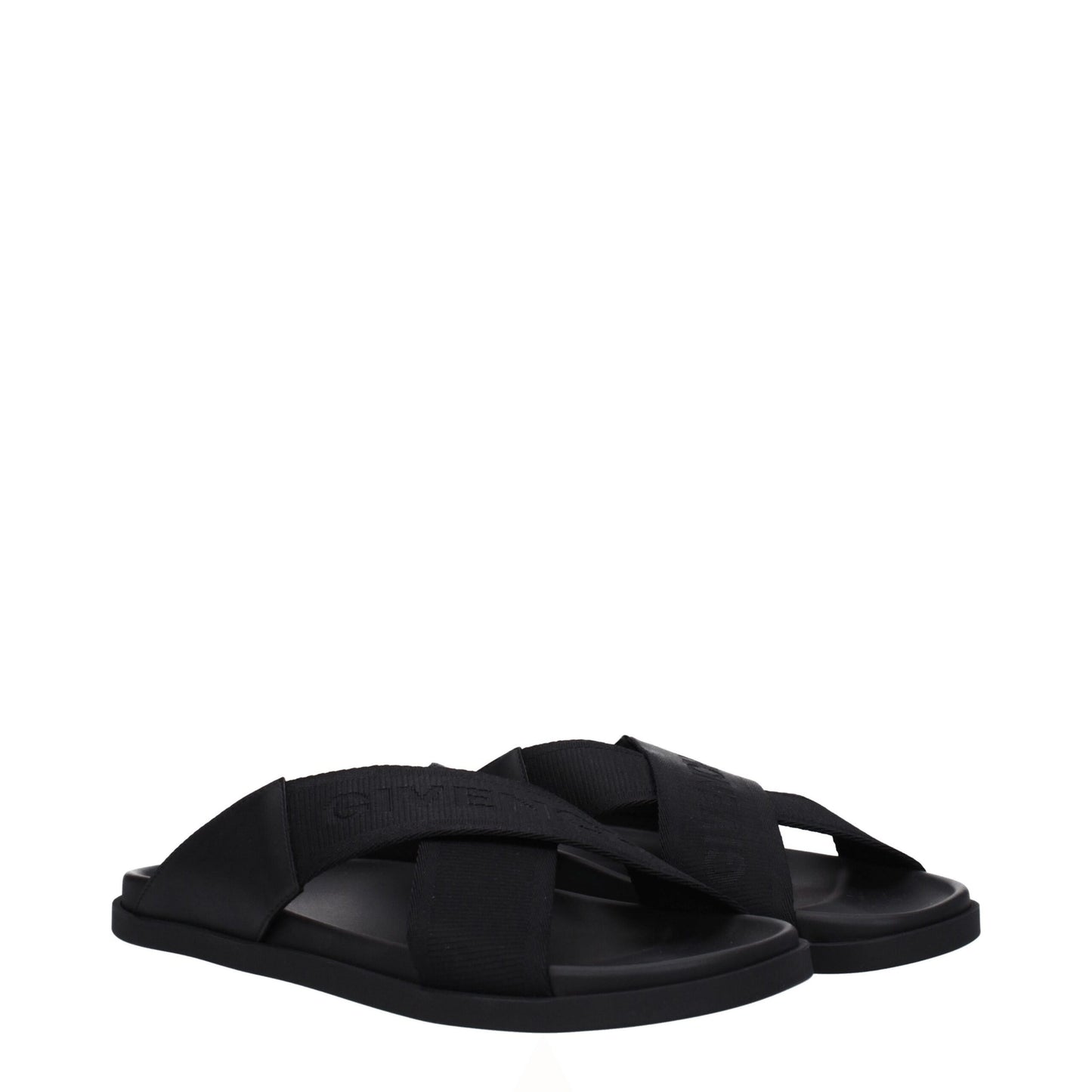 Givenchy – Schwarze Stoff-Hausschuhe
