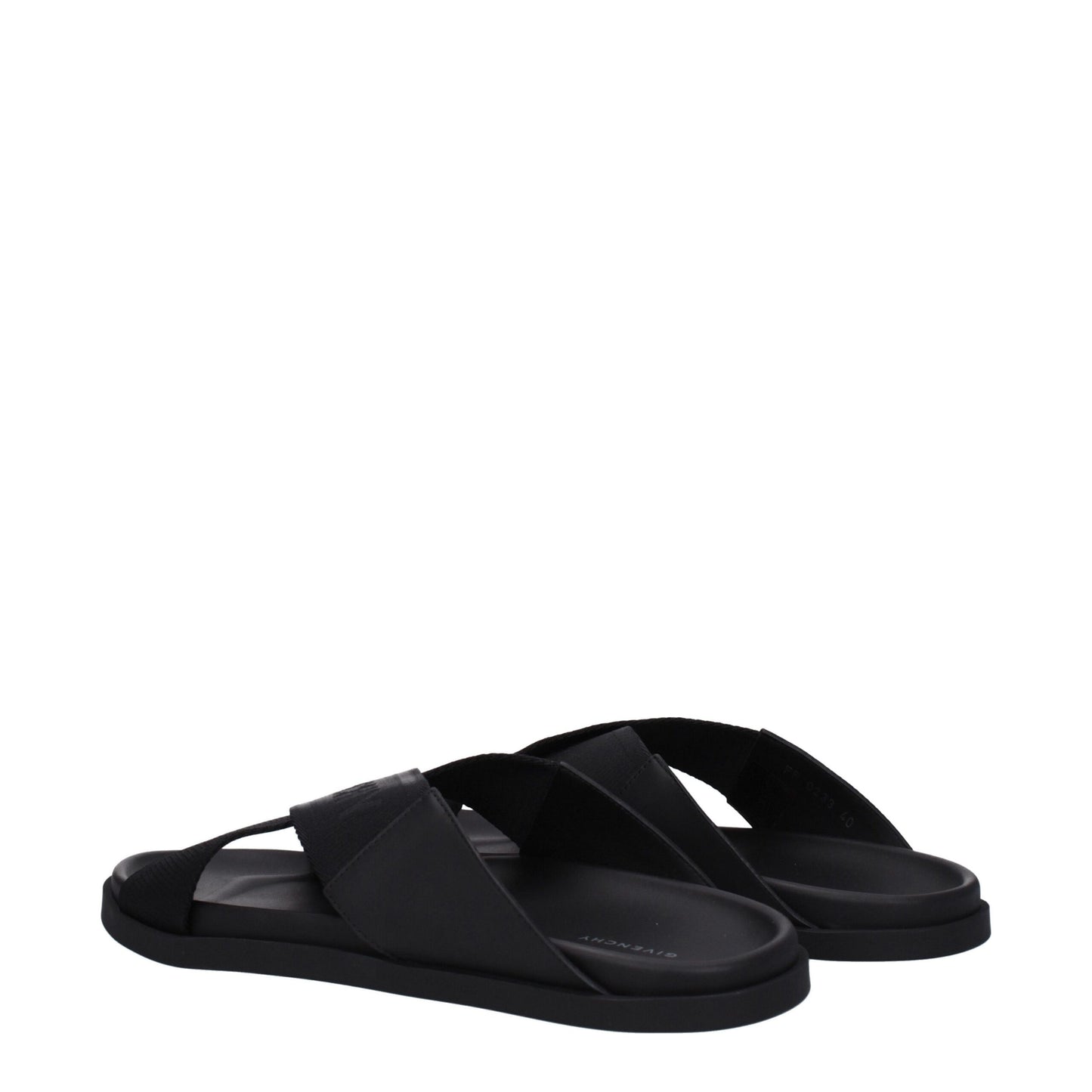 Givenchy – Schwarze Stoff-Hausschuhe