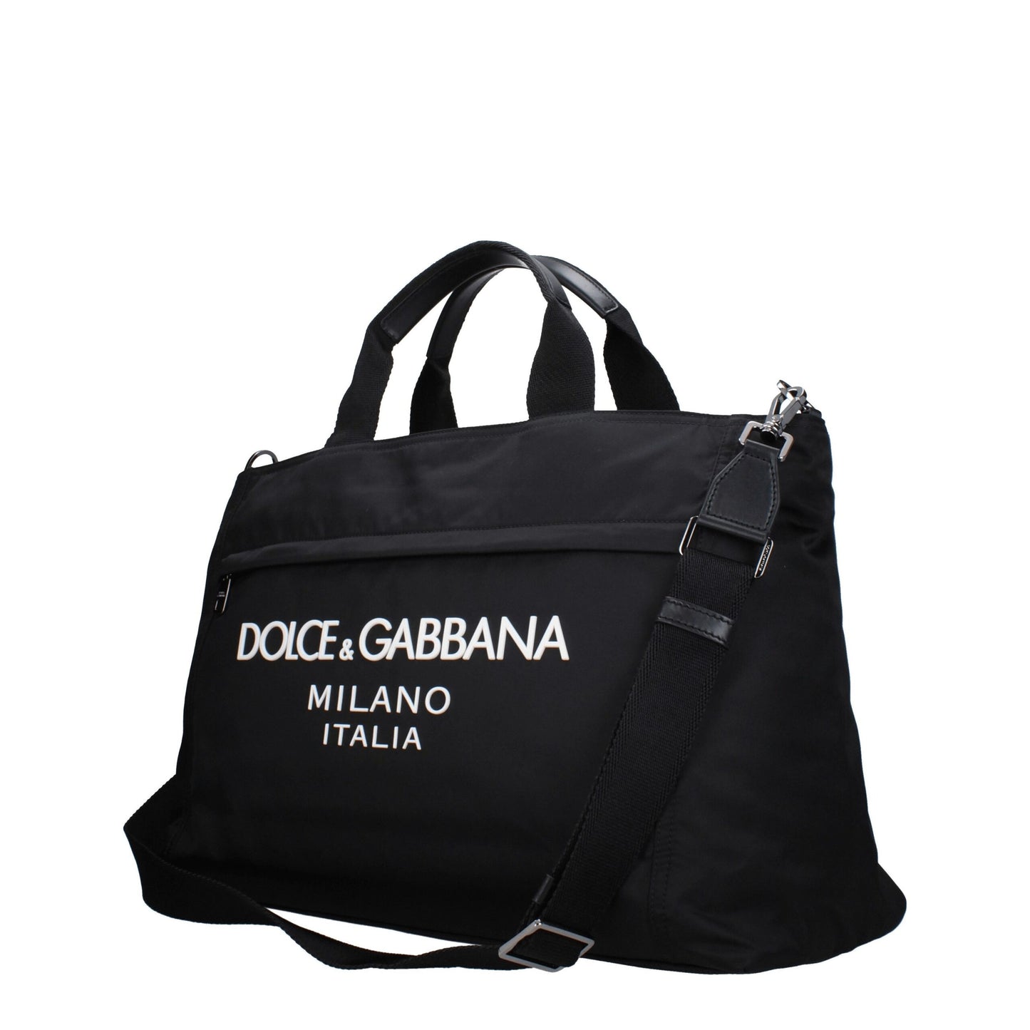 Dolce & Gabbana Schwarzes Stoffgepäck und Reise