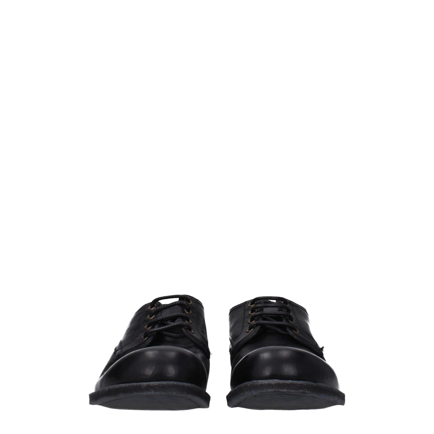 Dolce & Gabbana – Oxfords und Derbys aus schwarzem Leder