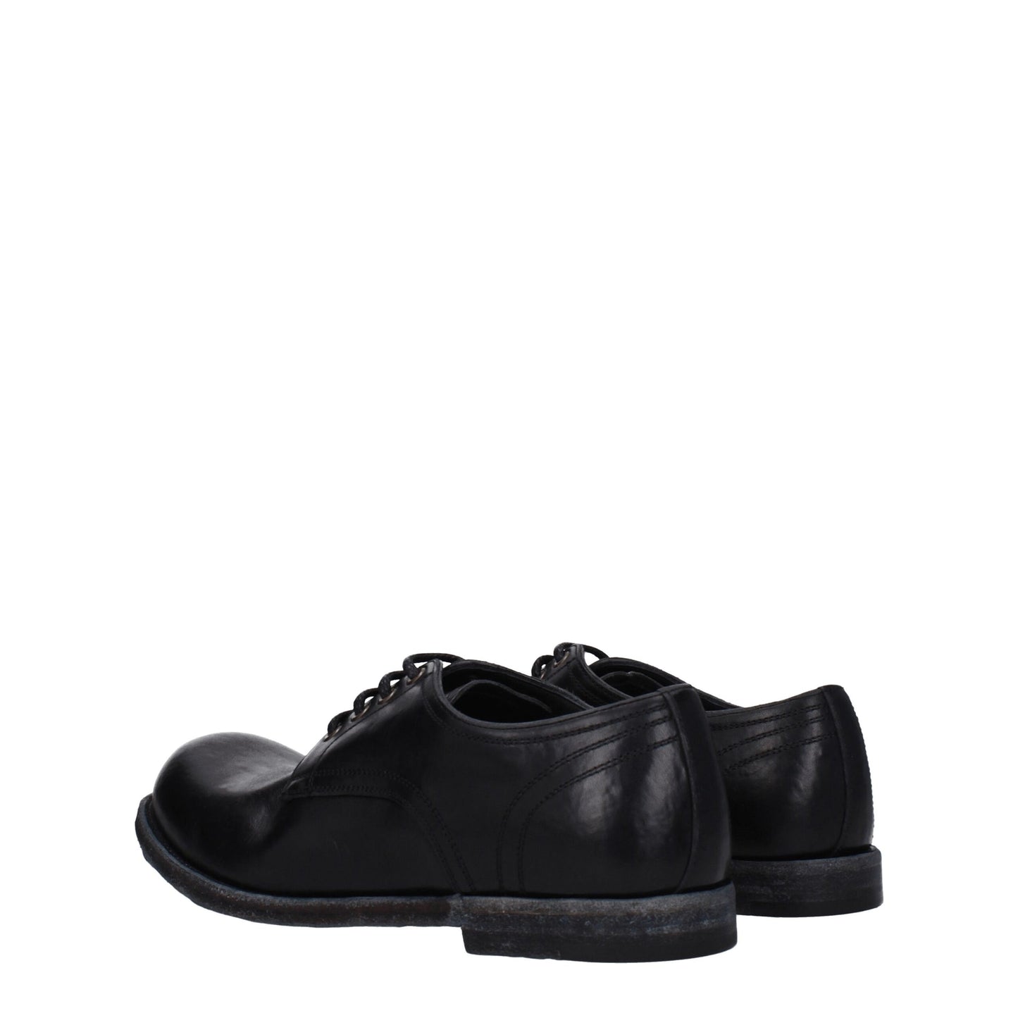 Dolce & Gabbana – Oxfords und Derbys aus schwarzem Leder