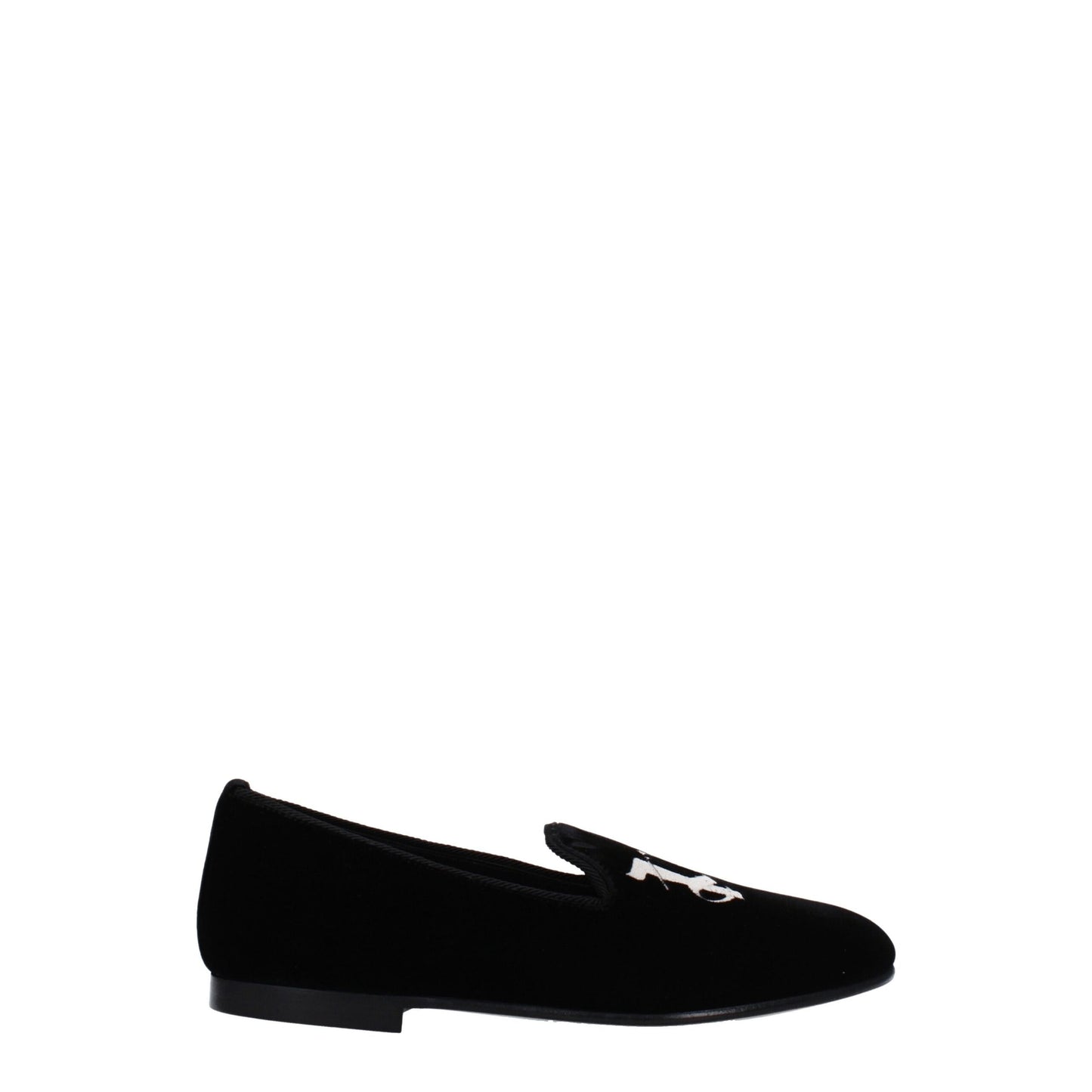 Palm Angels – Slipper aus schwarzem Samt