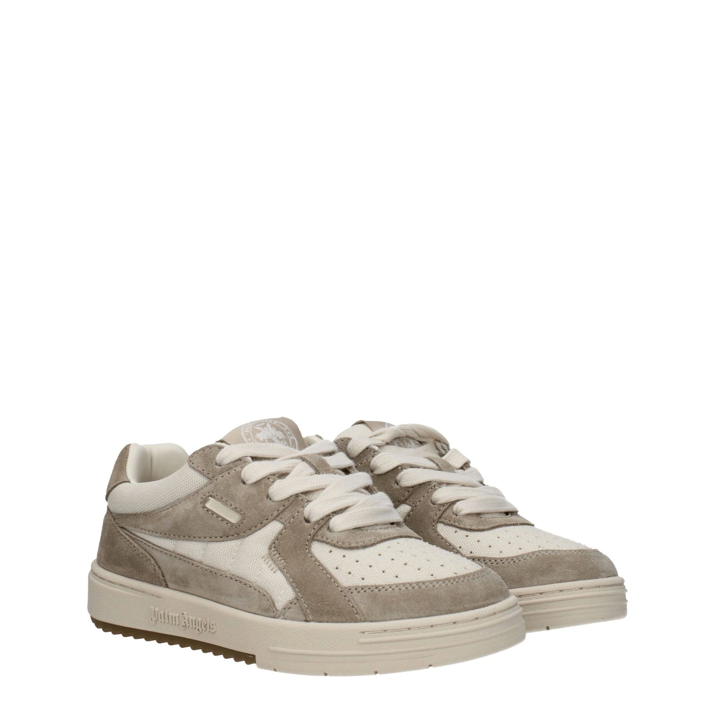 Palm Angels Beige Stoff Low Tops