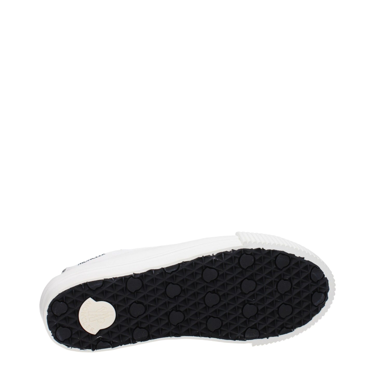 Moncler Weiße Stoff-Low-Tops