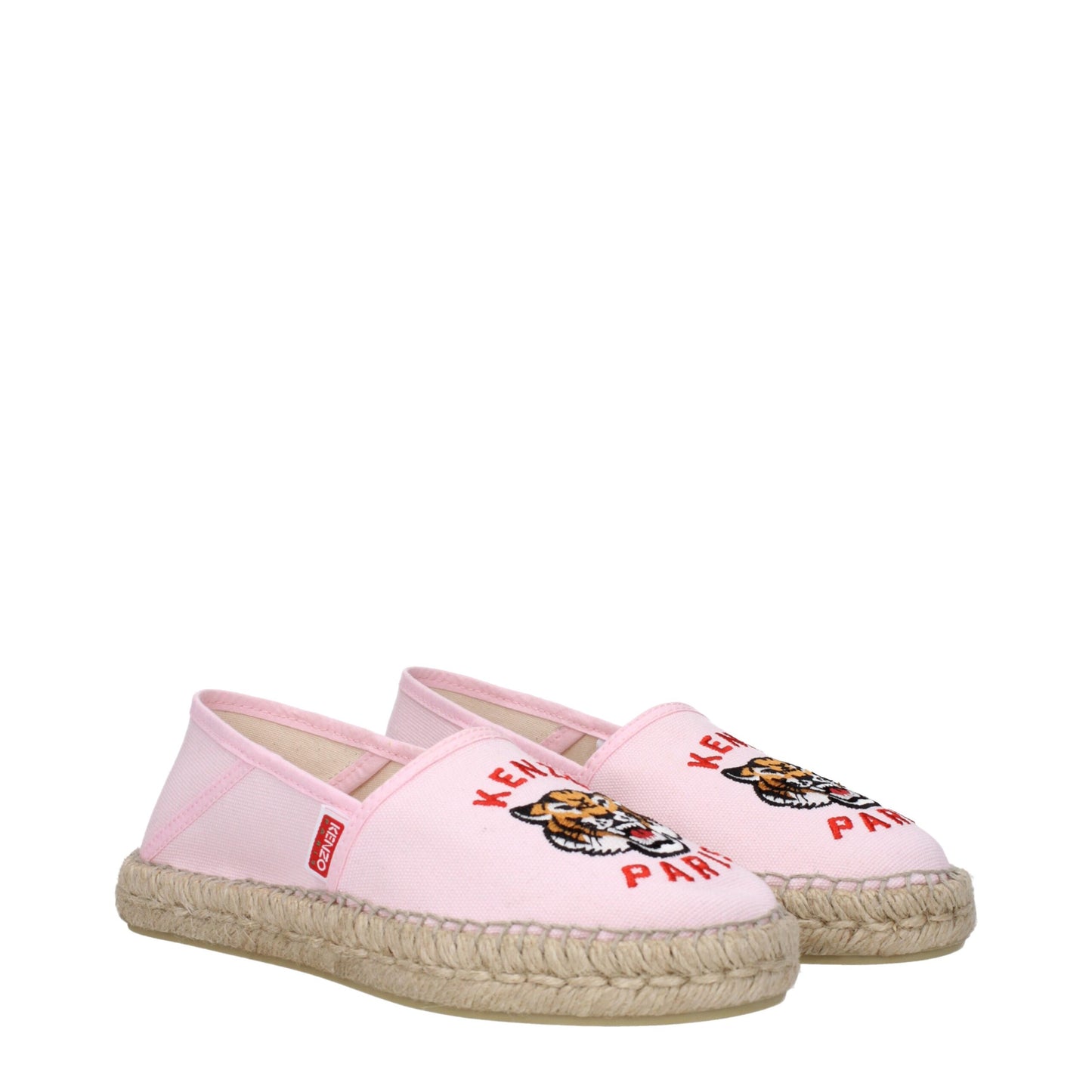 Kenzo Rosa Stoff-Espadrilles