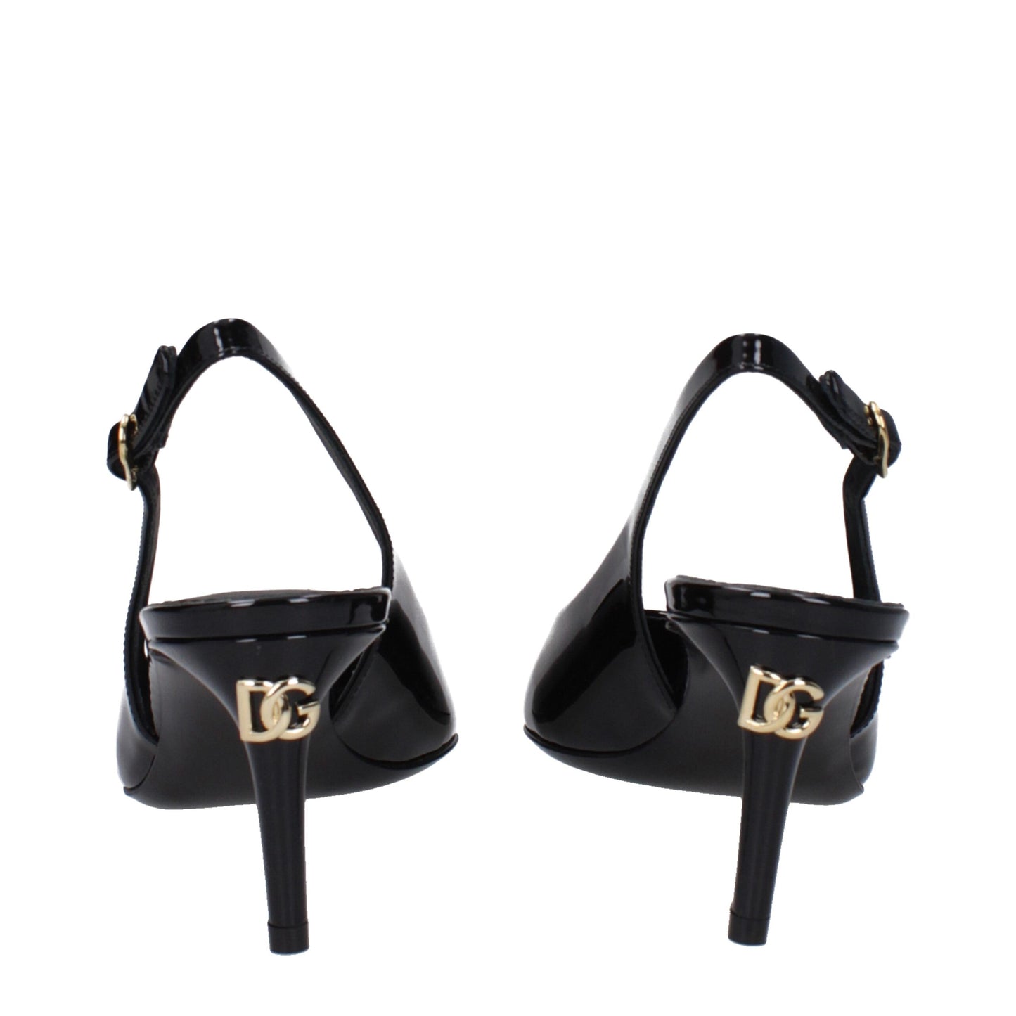 Dolce & Gabbana – Pumps aus schwarzem Leder mit hohem Absatz