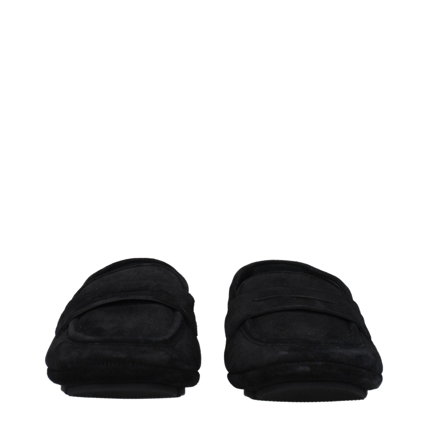 Dolce & Gabbana – Slipper aus schwarzem Leder