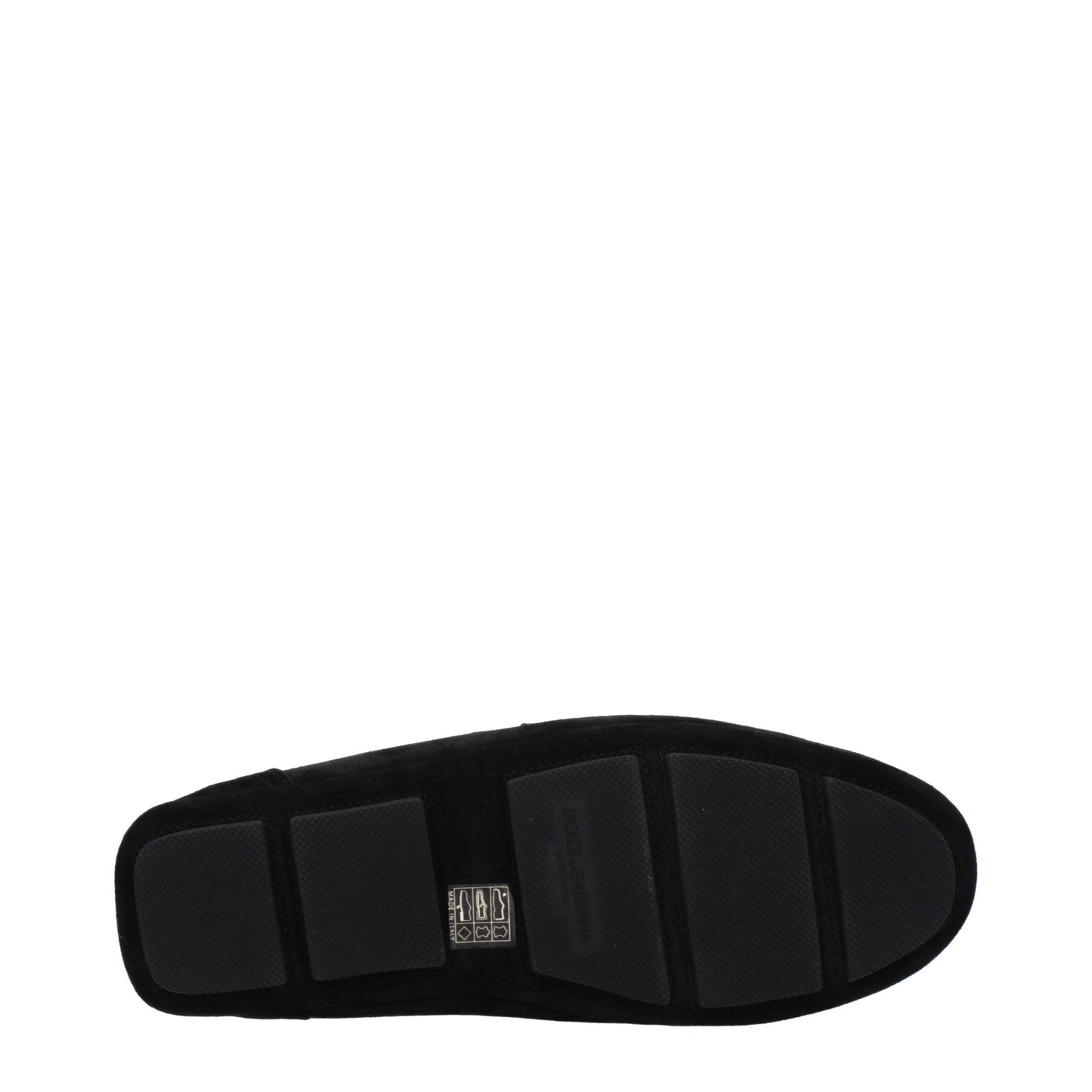 Dolce & Gabbana – Slipper aus schwarzem Leder