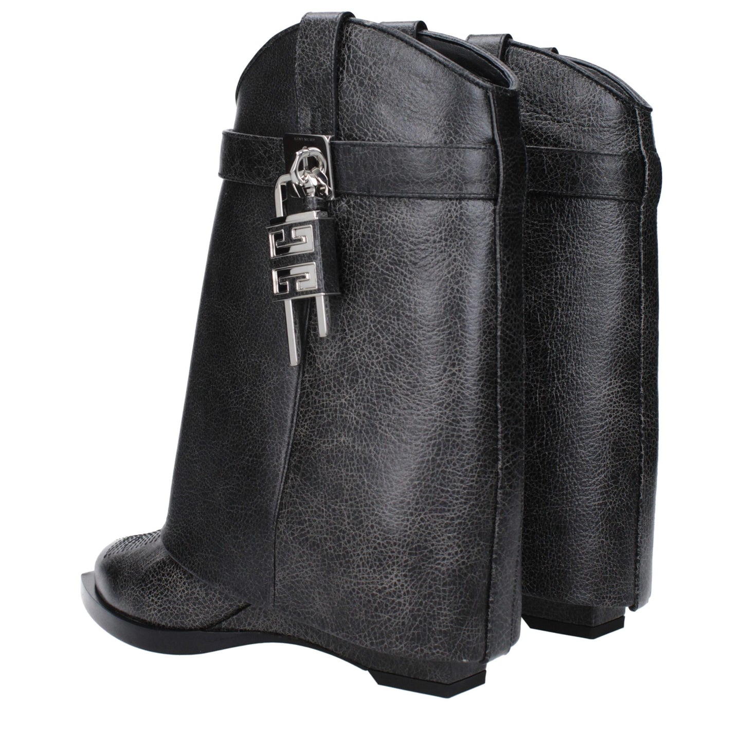Schwarze Ankle Boots aus Leder von Givenchy