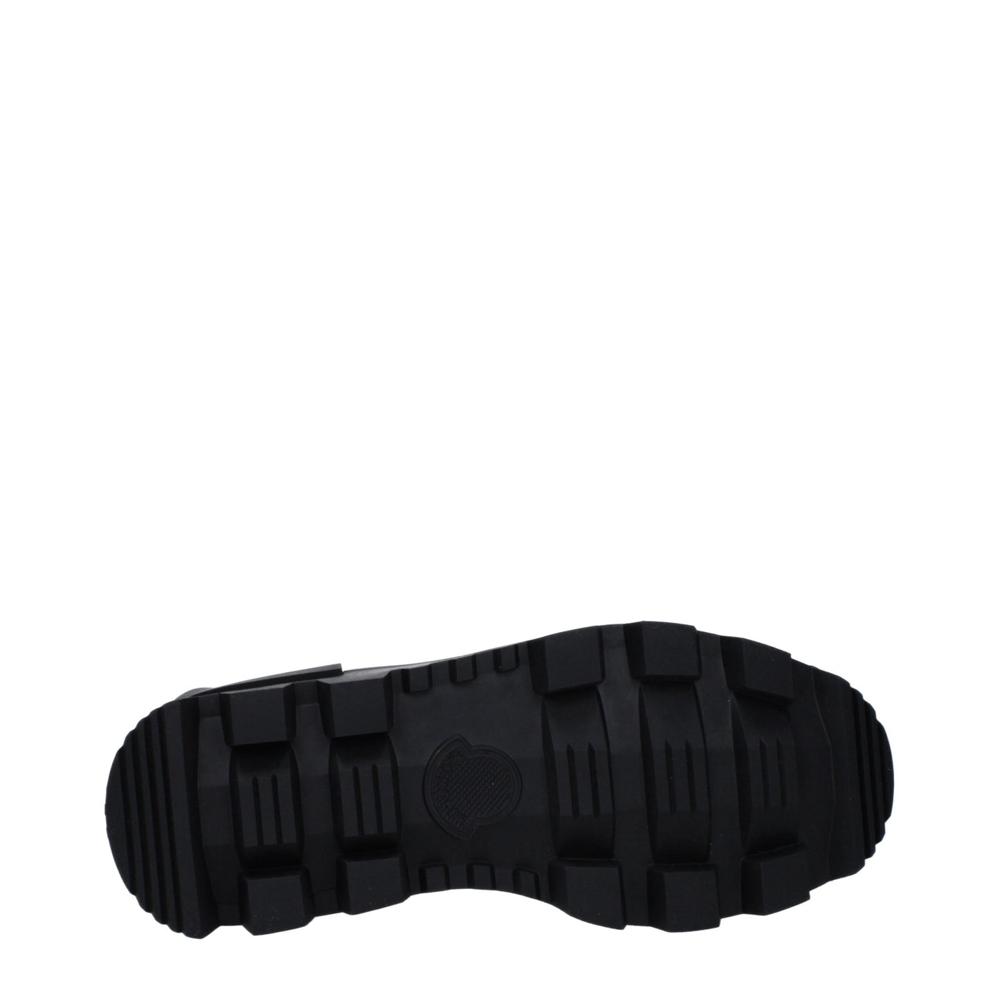 Moncler Schwarze Lederstiefeletten