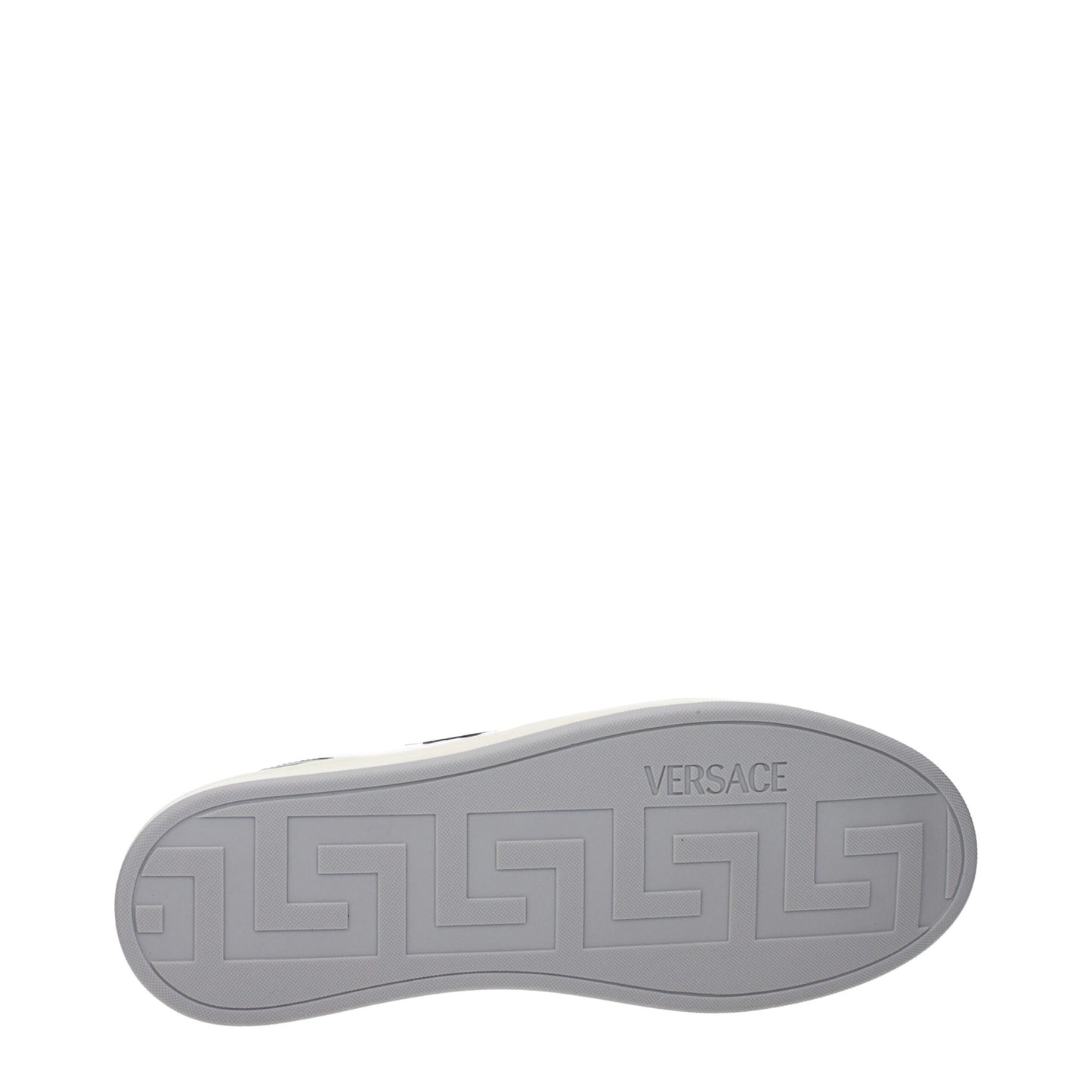 Versace Weiße niedrige Lederschuhe
