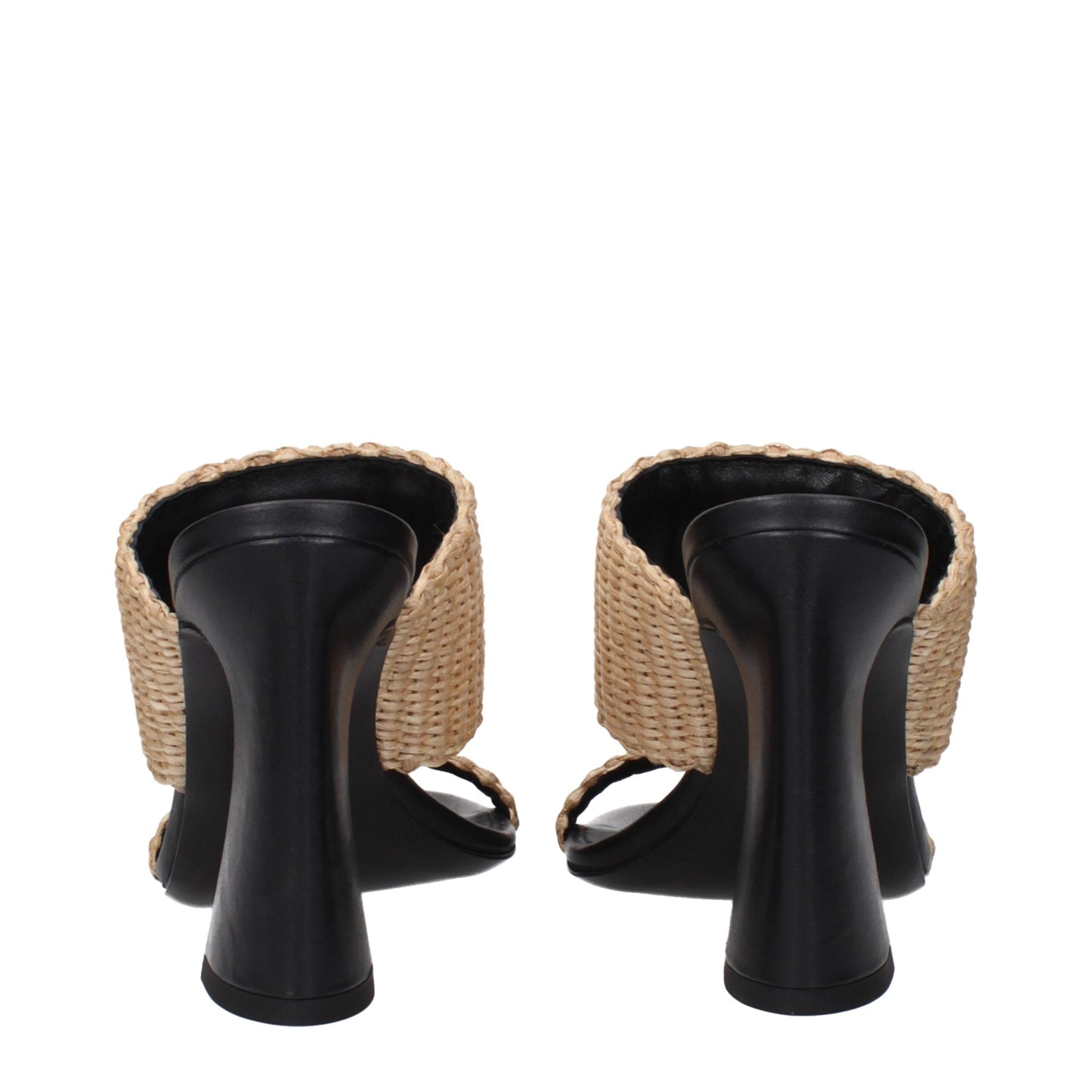 Versace Beige Bast-Plateaus