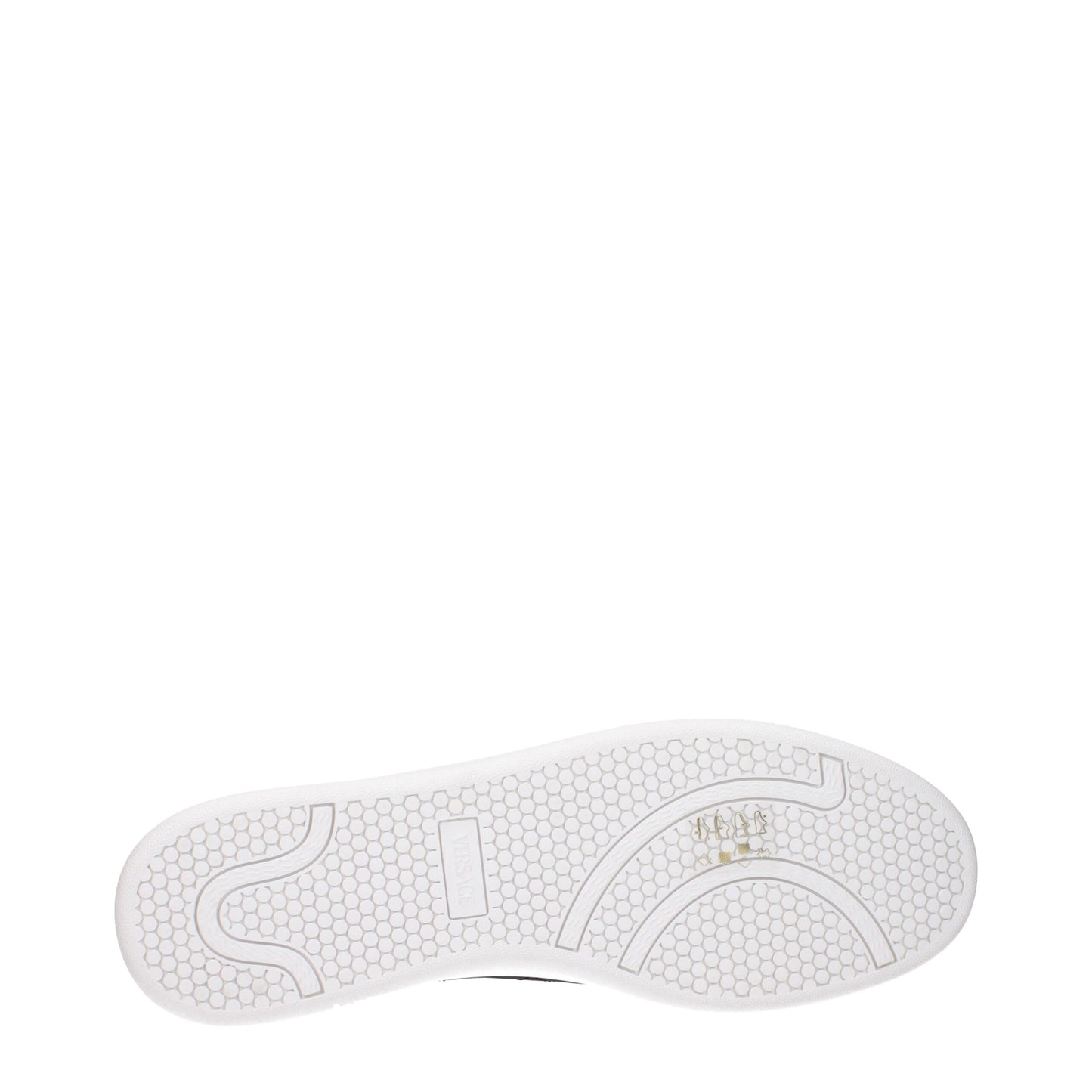 Versace Blaue Leder Low-Tops