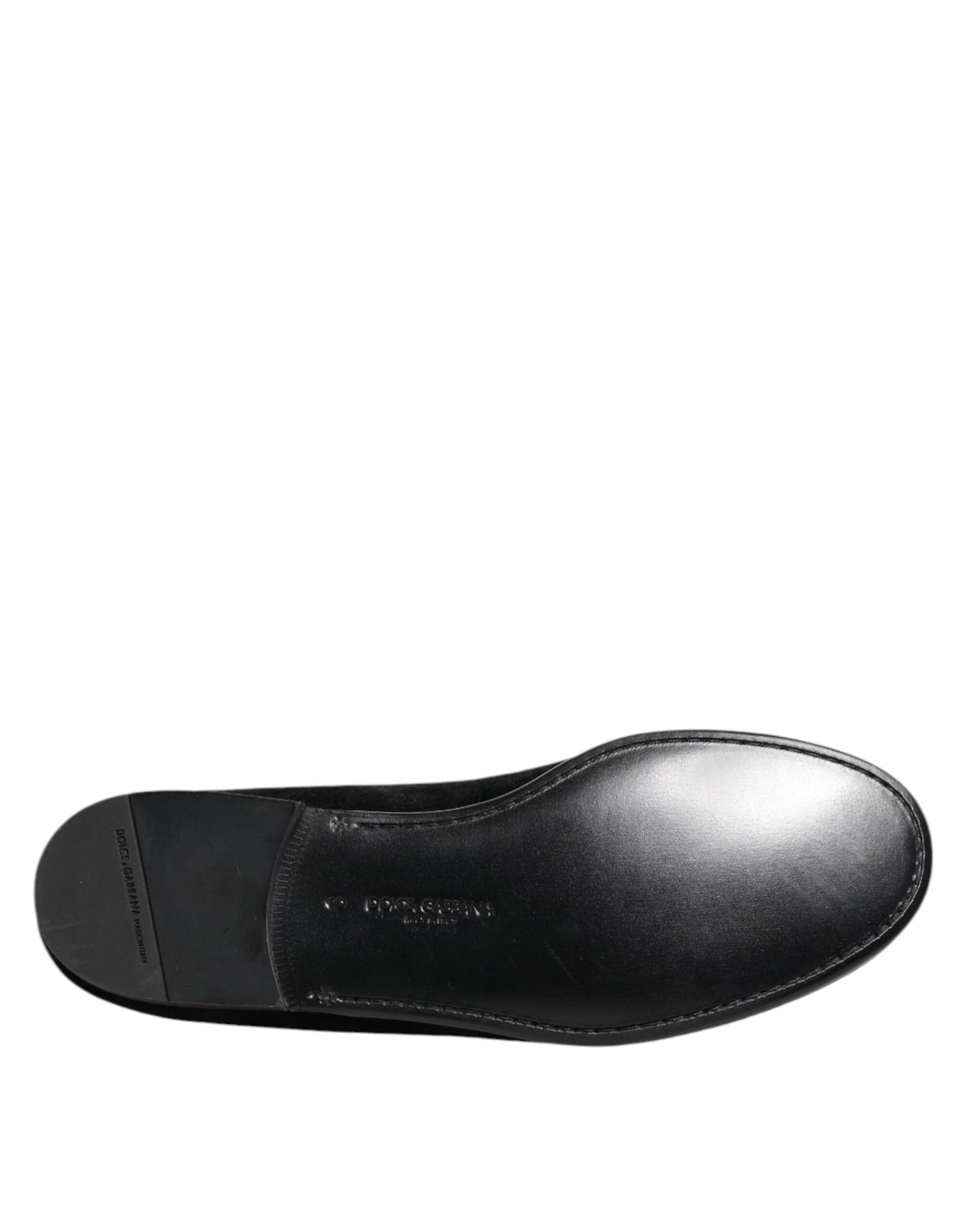 Dolce & Gabbana Schwarze Jacquard-Loafer, formelle Herrenschuhe