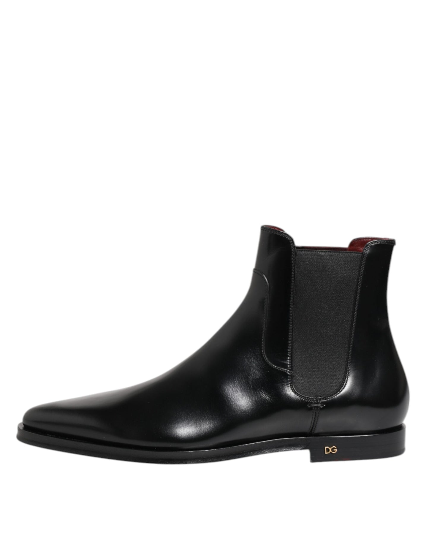 Dolce & Gabbana – MILLENIALS – Wadenhohe Stiefel aus schwarzem Leder