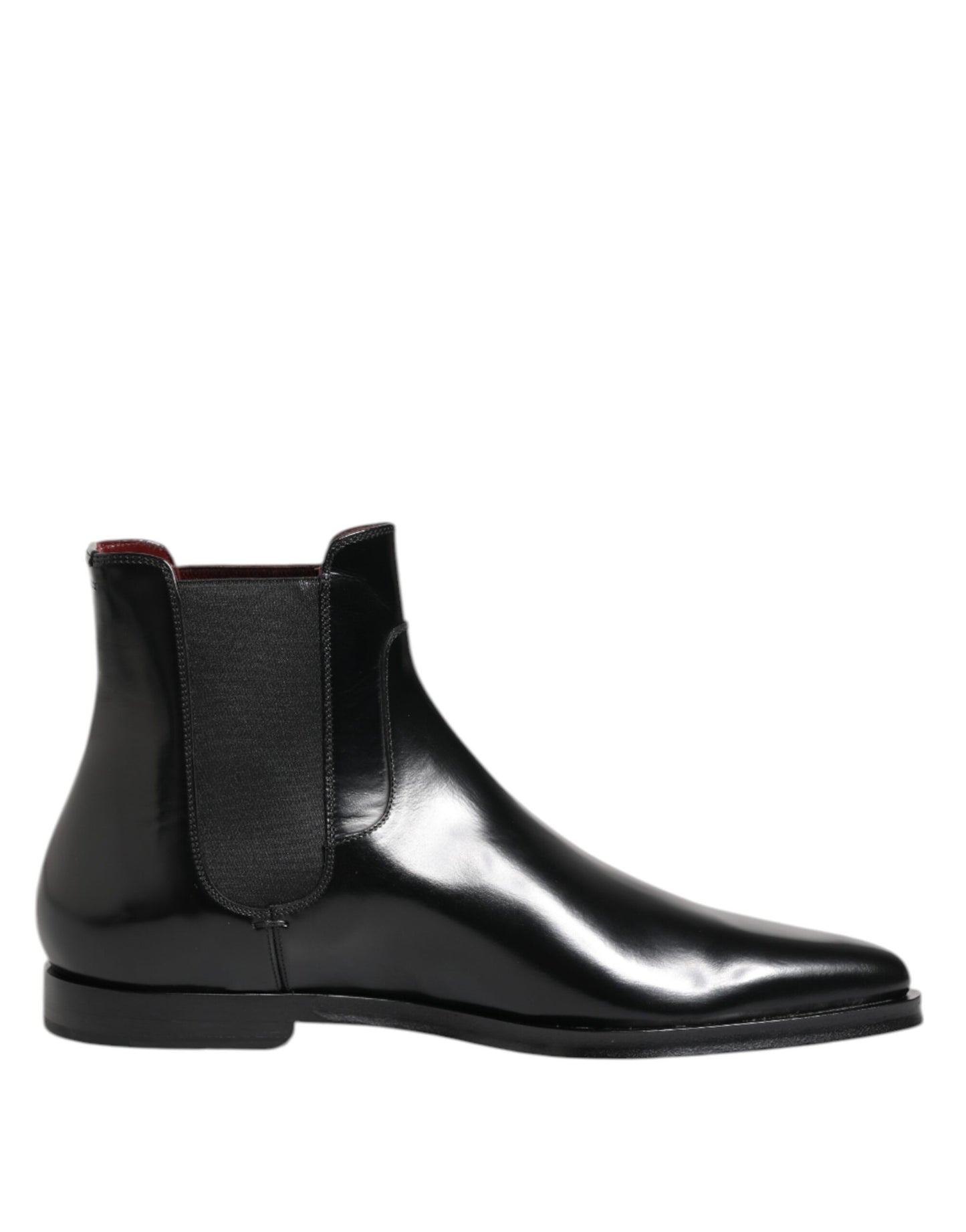 Dolce & Gabbana – MILLENIALS – Wadenhohe Stiefel aus schwarzem Leder