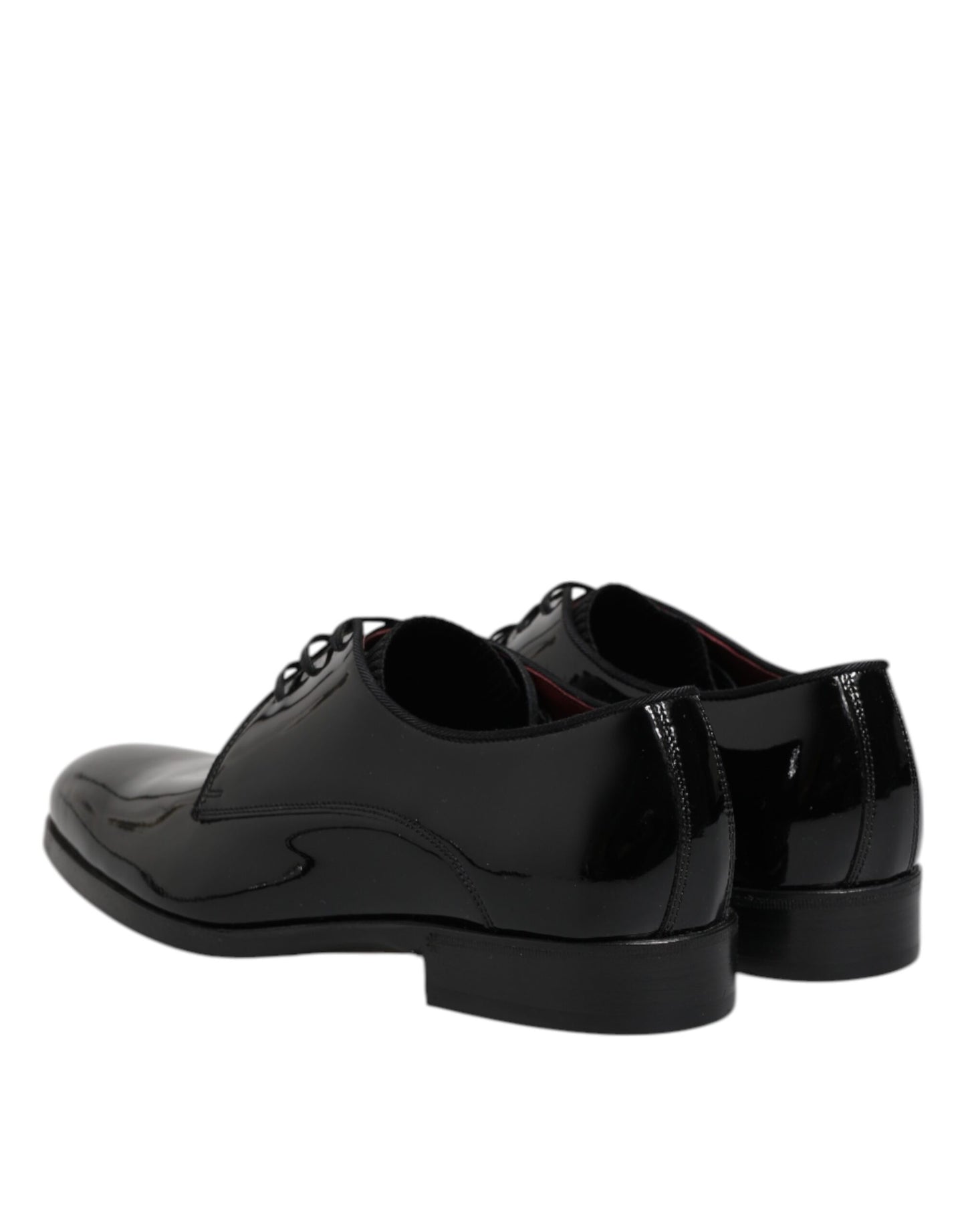 Dolce & Gabbana – Derby-Schuhe aus schwarzem Leder für Herren