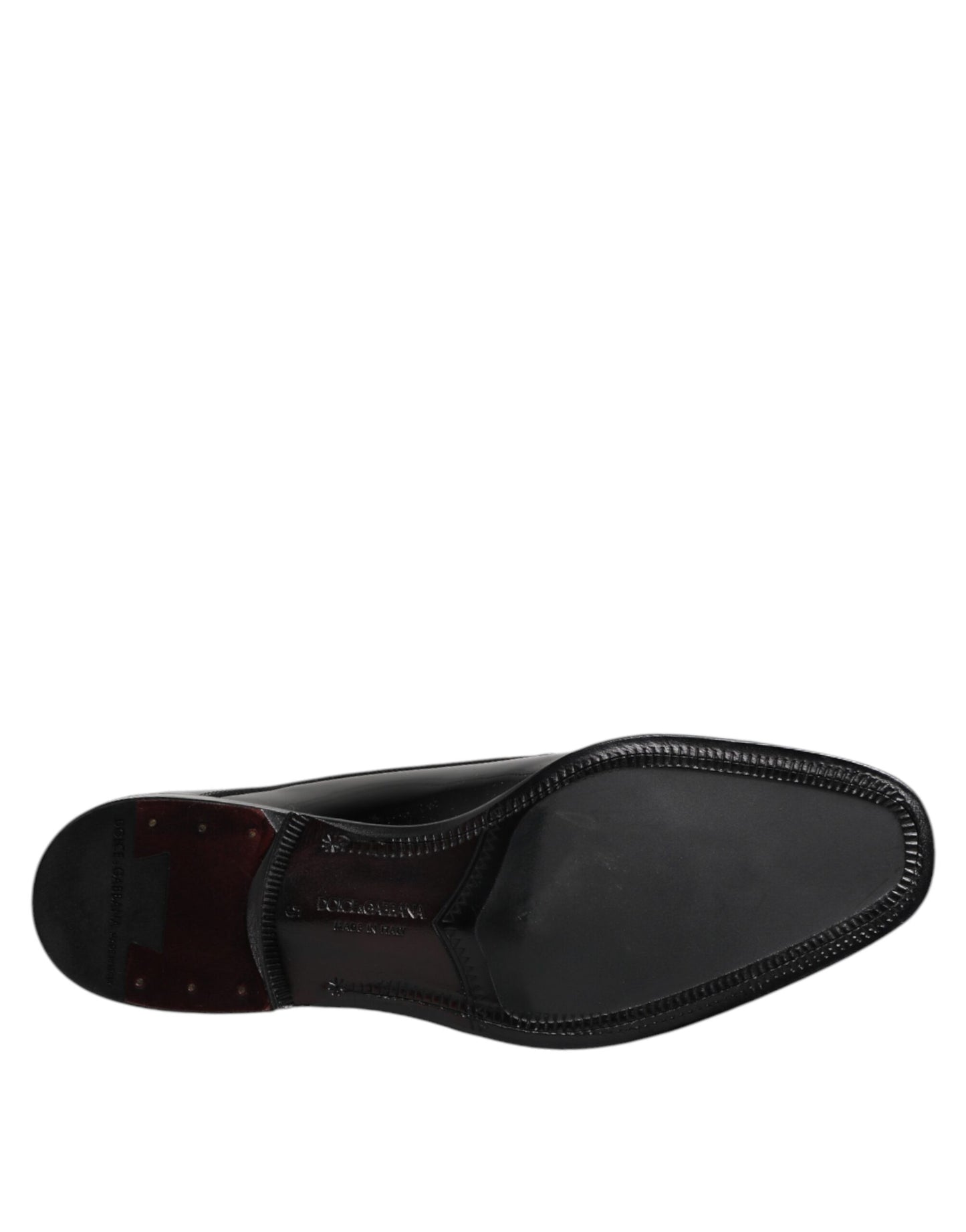 Dolce & Gabbana – Derby-Schuhe aus schwarzem Leder für Herren