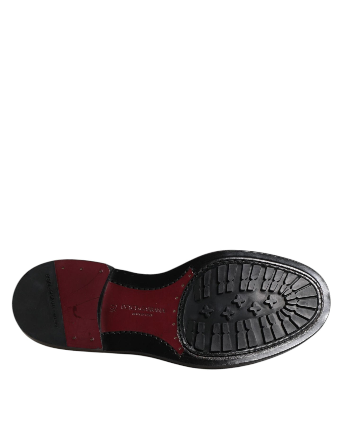 Dolce & Gabbana – Derby-Schuhe aus schwarzem Leder für Herren
