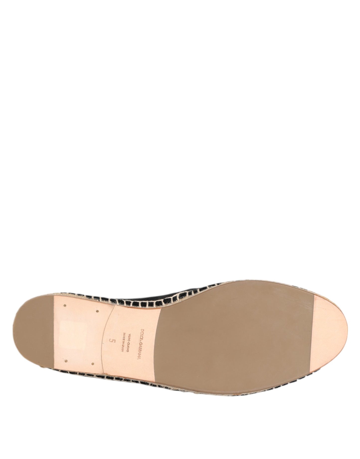 Dolce & Gabbana – Schwarze Espadrilles mit Kreuz und Kristallen zum Hineinschlüpfen