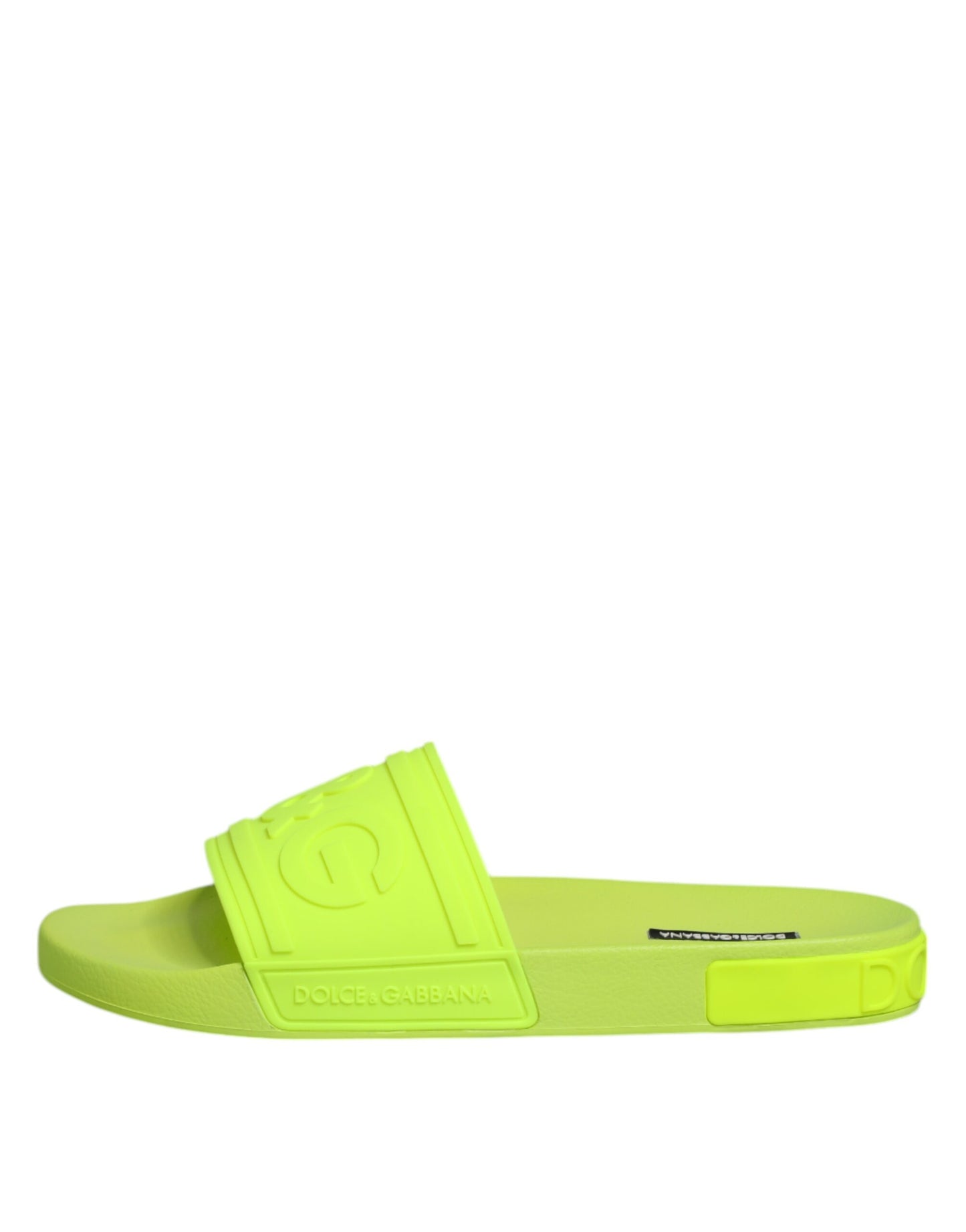 Dolce & Gabbana Grüne Gummi-Sandalen, Strandschuhe