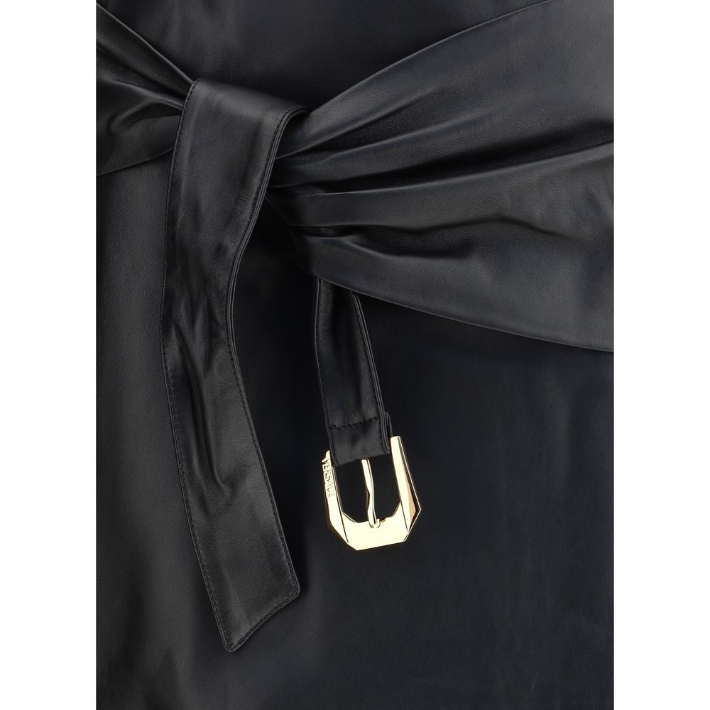 Versace Minirock aus Lammleder