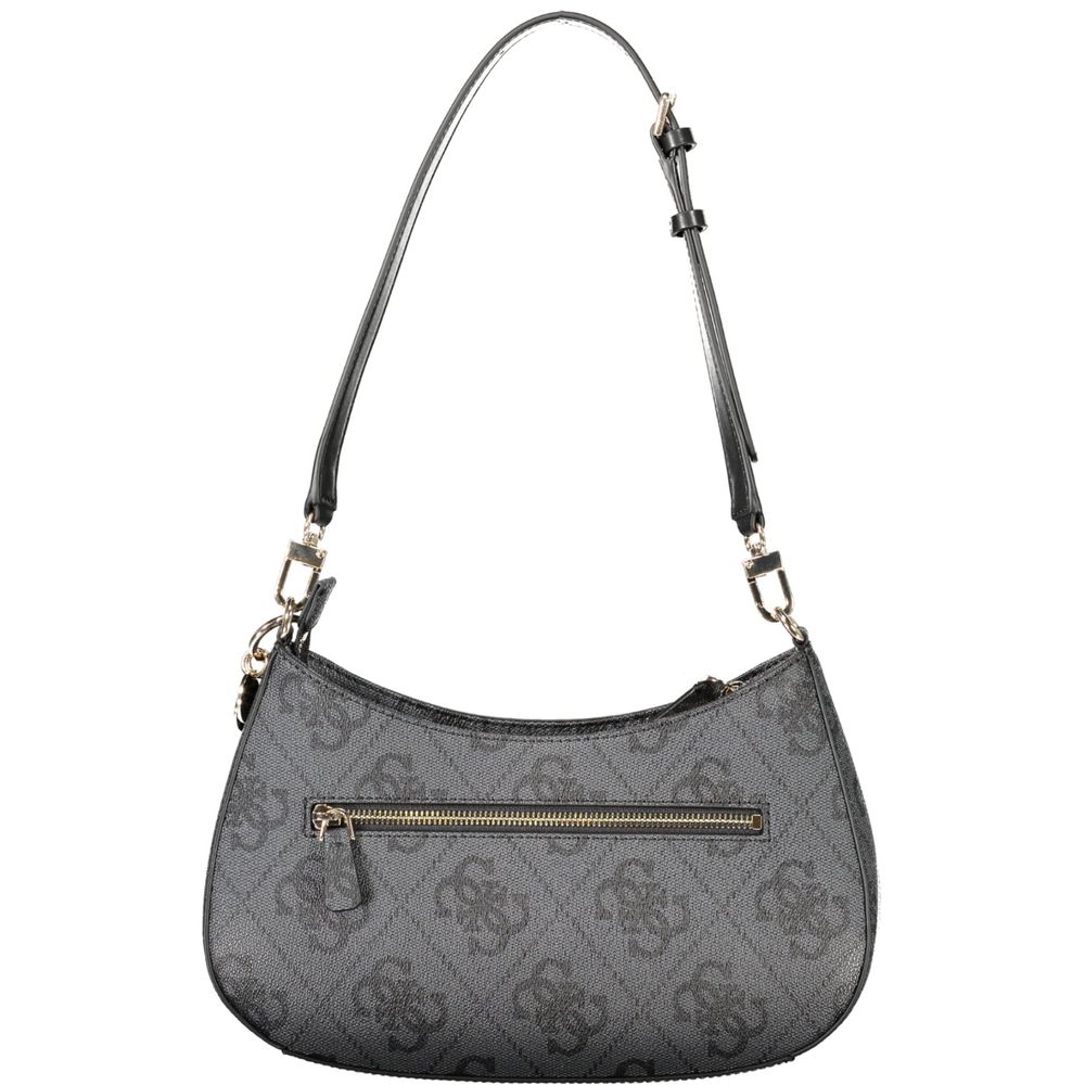 Guess Jeans Schwarze Polyethylen-Damenhandtasche