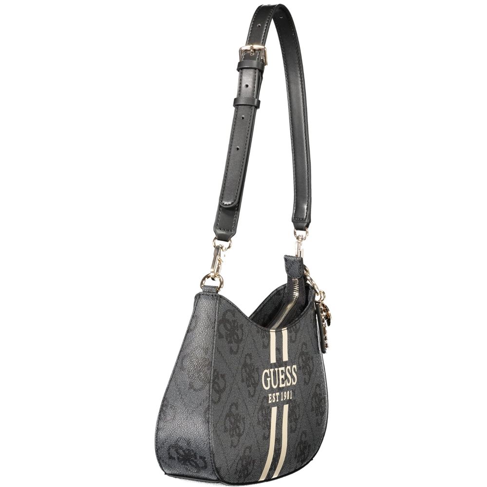 Guess Jeans Schwarze Polyethylen-Damenhandtasche