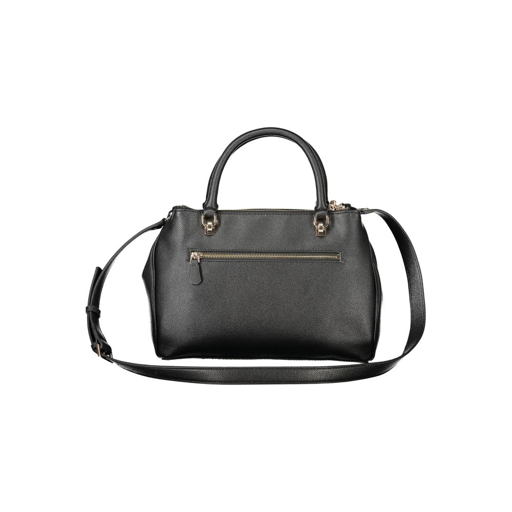 Guess Jeans Schwarze Polyethylen-Damenhandtasche