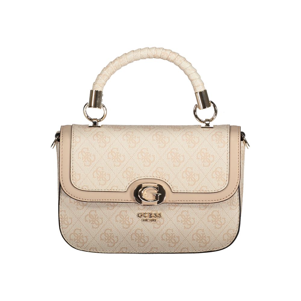Guess Jeans Pink Polyethylen Damen Handtasche