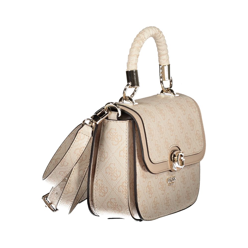 Guess Jeans Pink Polyethylen Damen Handtasche
