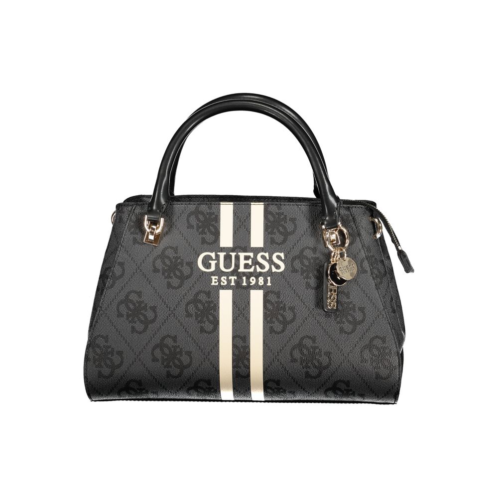 Guess Jeans Schwarze Polyethylen-Damenhandtasche