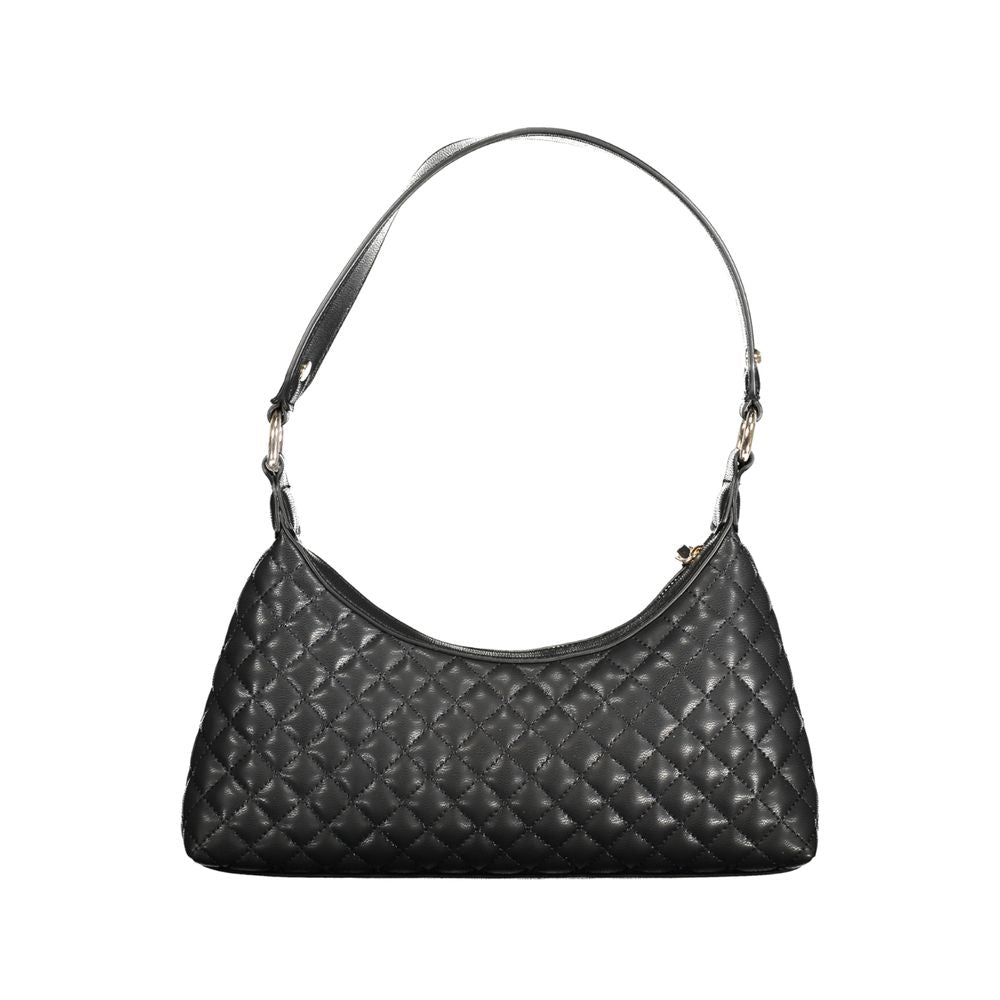 Guess Jeans Schwarze Polyethylen-Damenhandtasche
