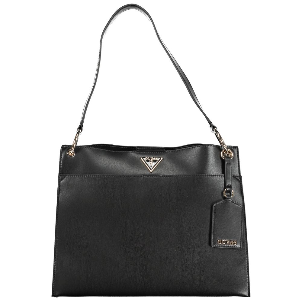 Guess Jeans – Schwarze Polyethylen-Handtasche